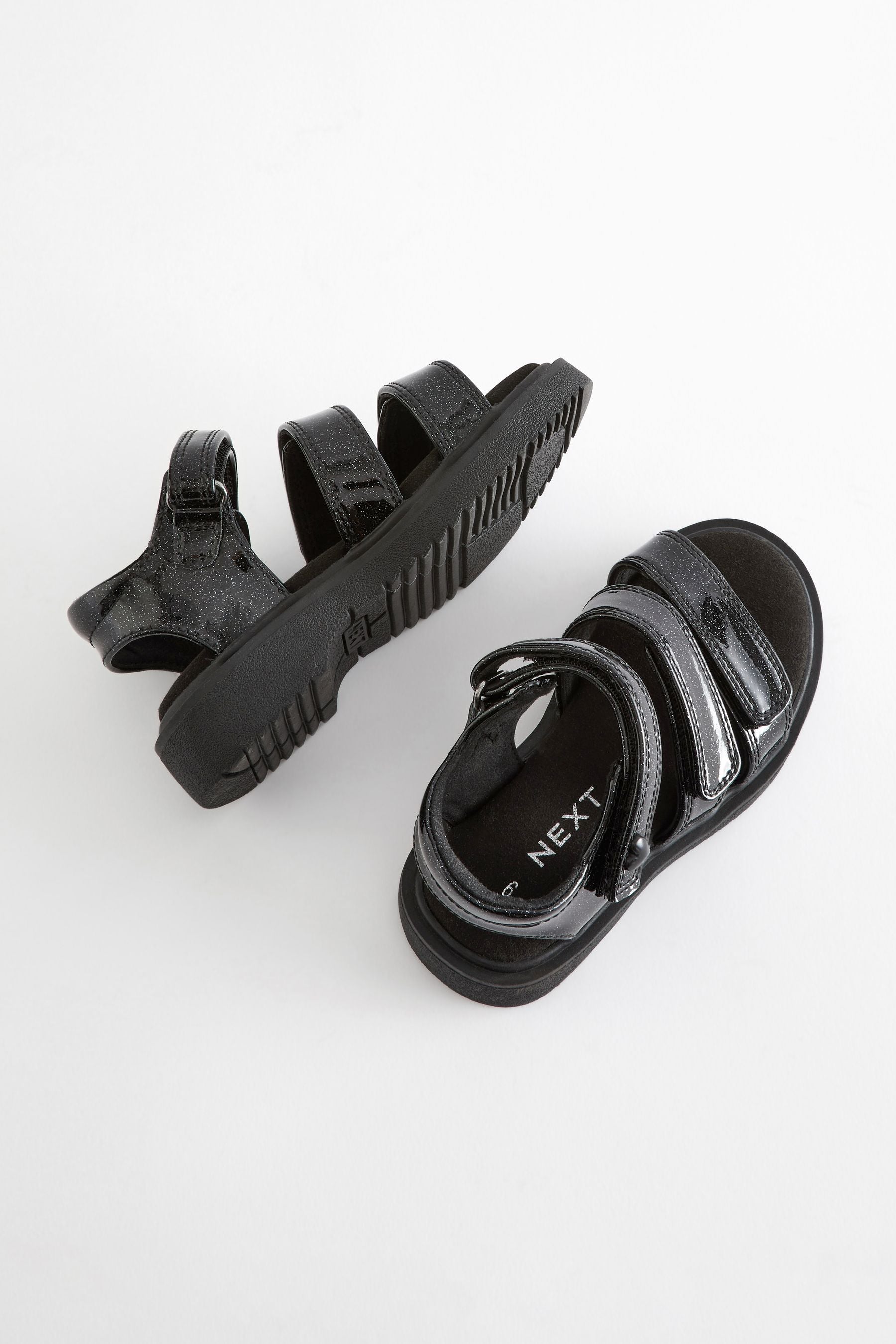 Black Chunky Sandals