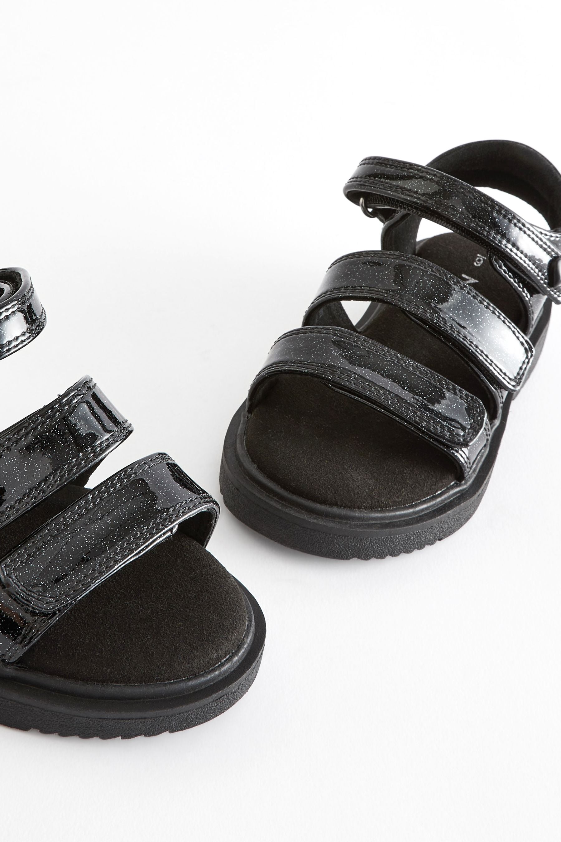 Black Chunky Sandals