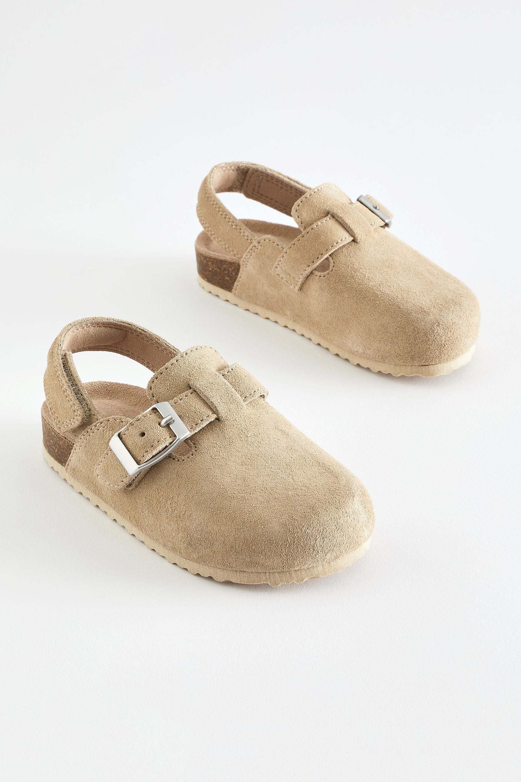 Sand Leather Clogs