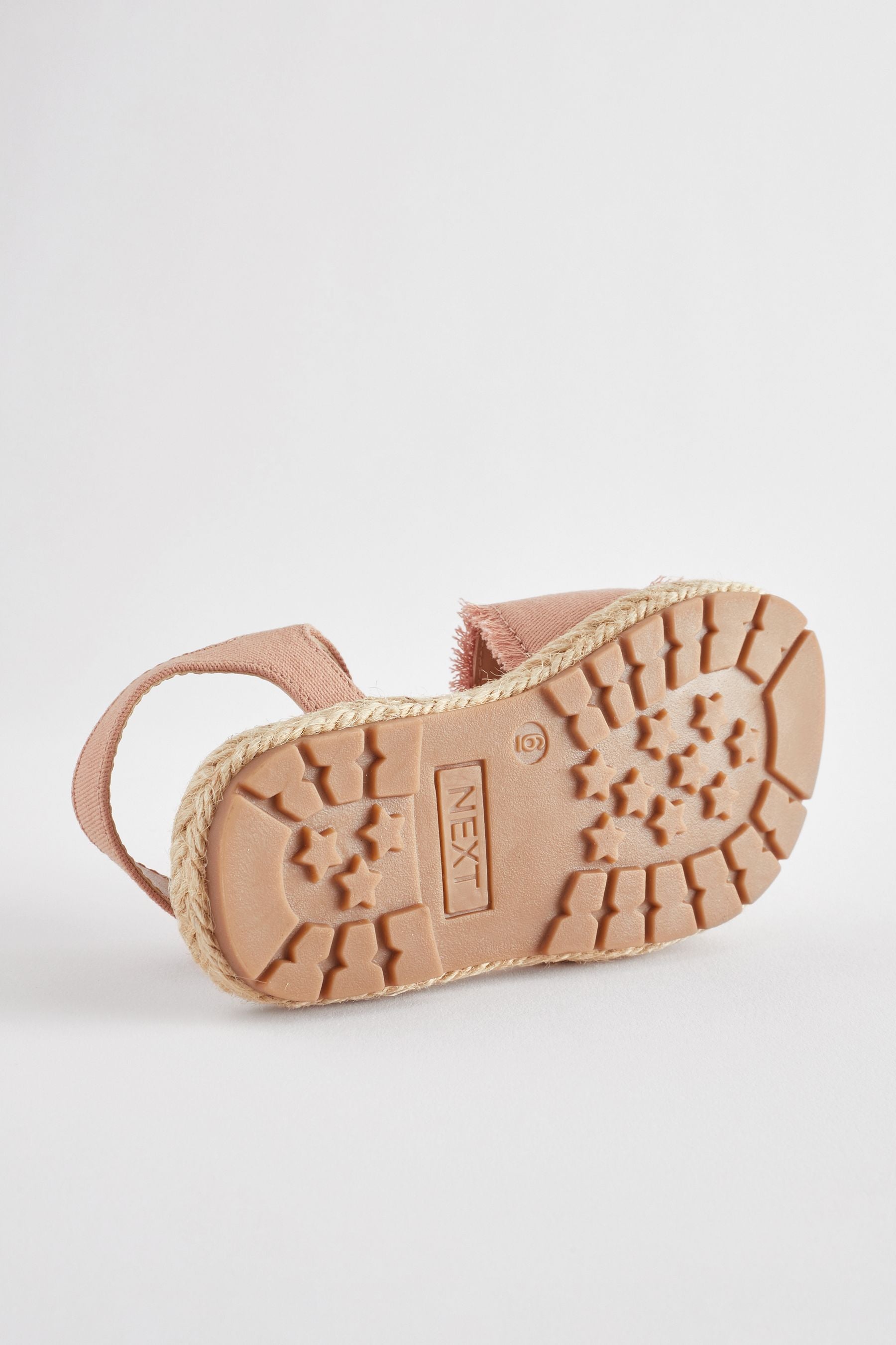 Neutral Embroidered Espadrilles Sandals