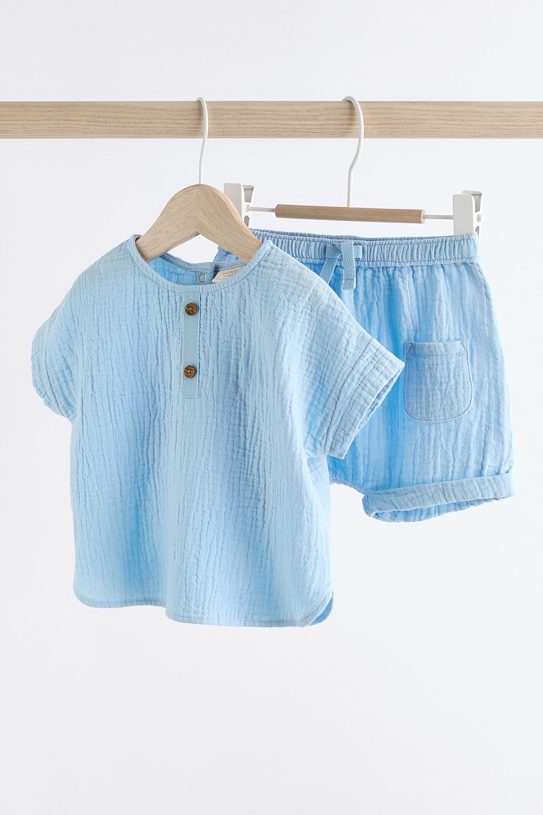 Blue Baby Top And Shorts Set (0mths-3yrs)