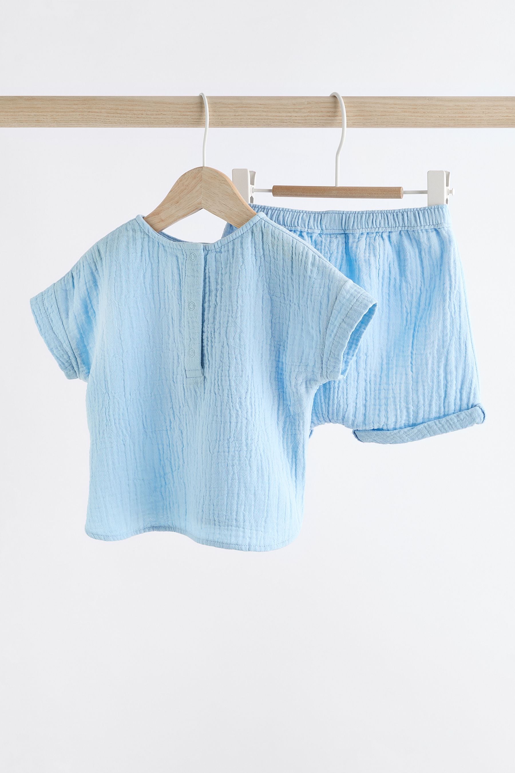 Blue Baby Top And Shorts Set (0mths-3yrs)