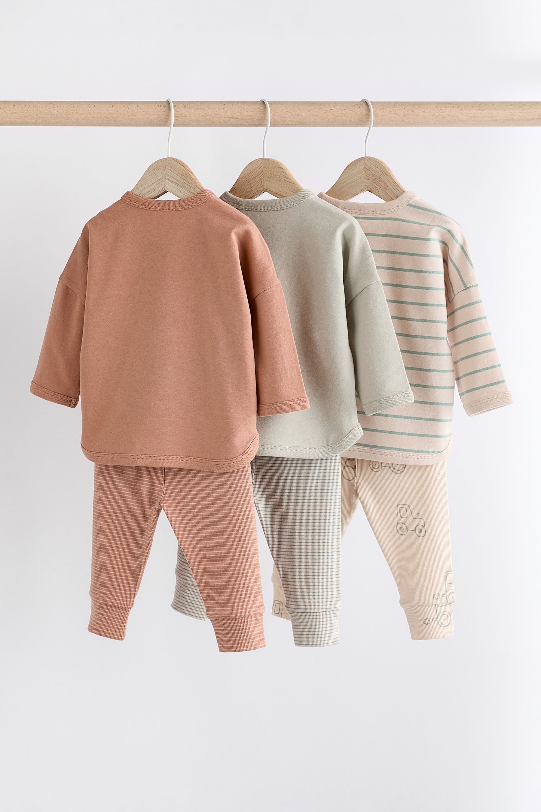 Mineral Farm Top and Leggings Baby Set 6 Pack