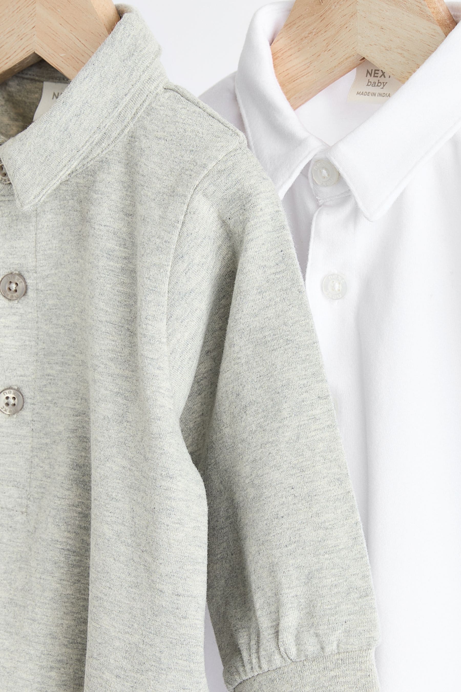 Grey Baby Tops 2 Pack