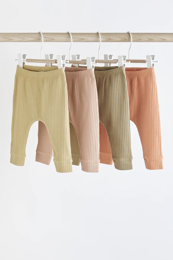 Minerals Rib Baby Leggings 4 Pack