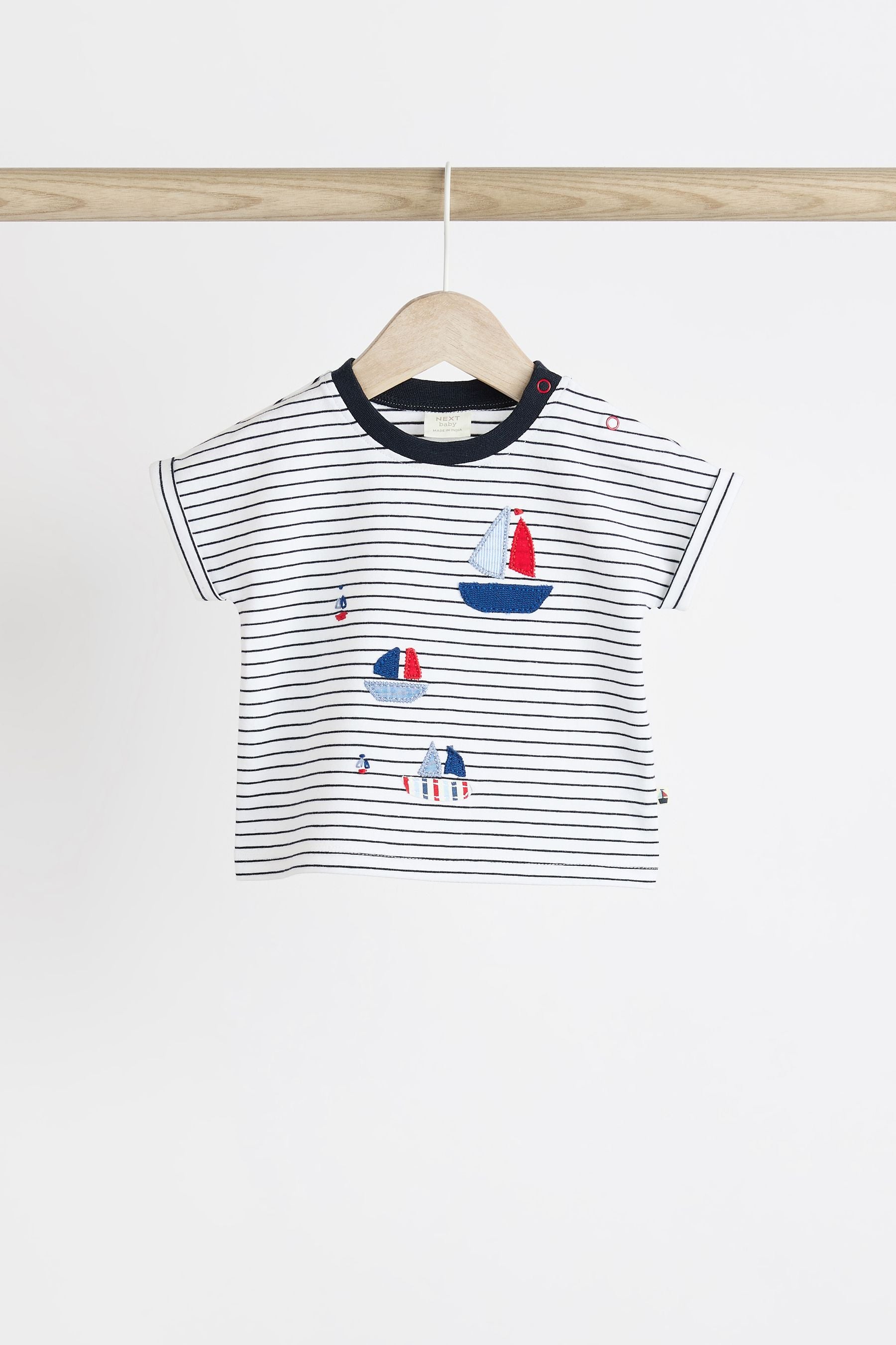 Red/Blue Nautical Baby T-Shirt And Shorts 2 Piece Set