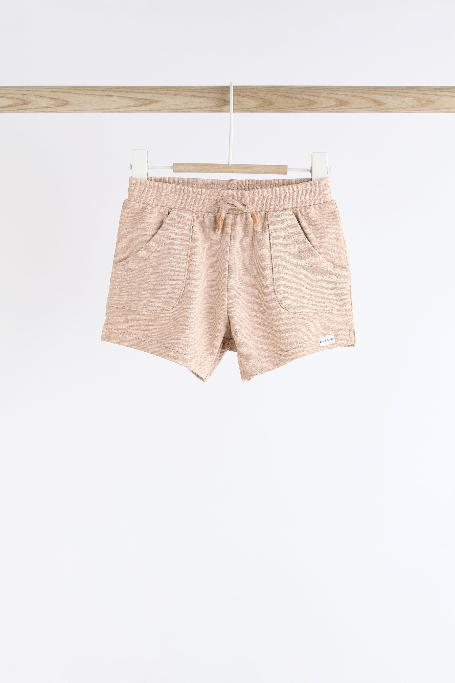 Neutral Bear Baby T-Shirt And Shorts 2 Piece Set