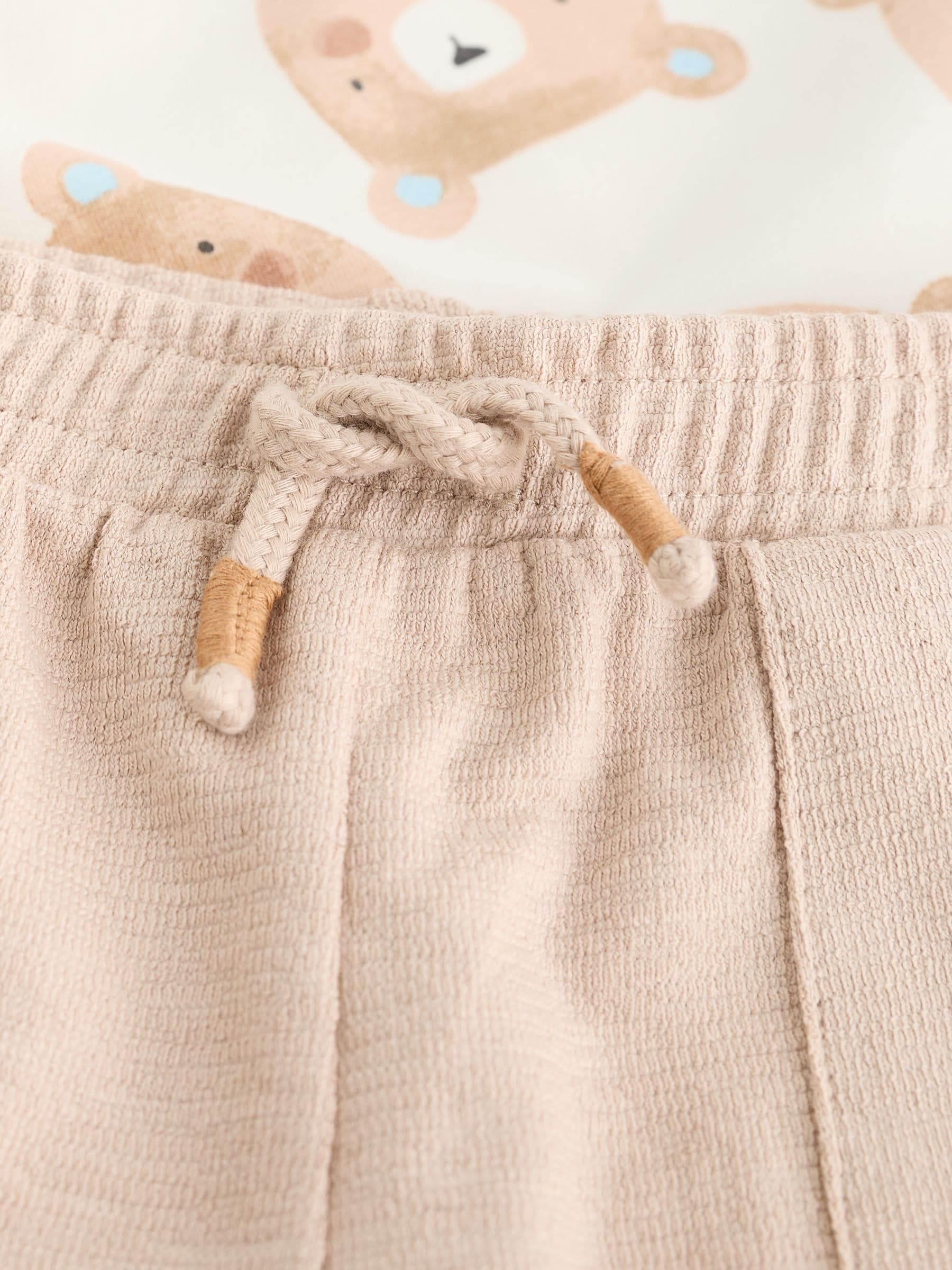 Neutral Bear Baby 100% Cotton T-Shirt And Shorts 2 Piece Set