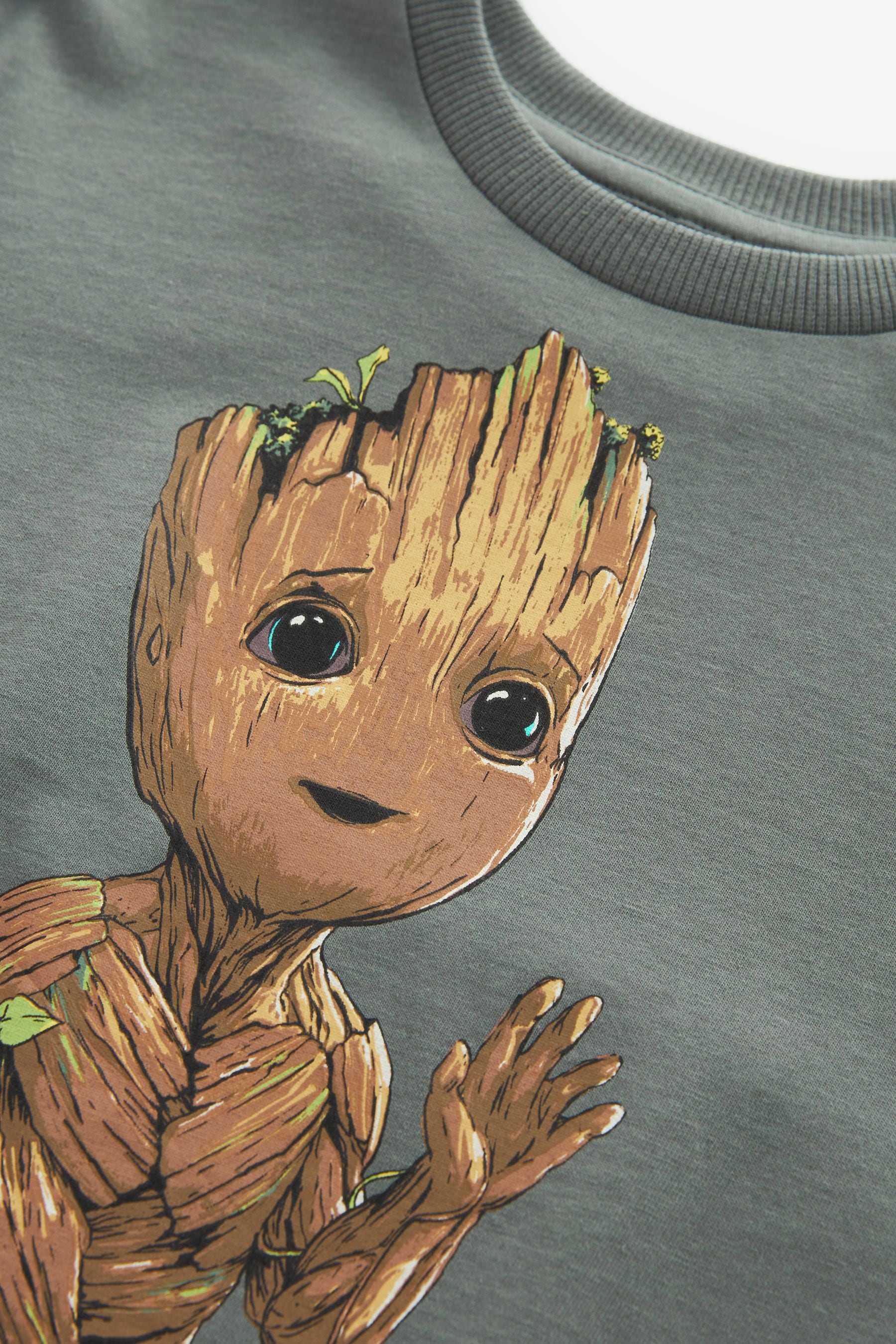 Grey Licensed Guardians of the Galaxy Groot T-Shirt (3-16yrs)