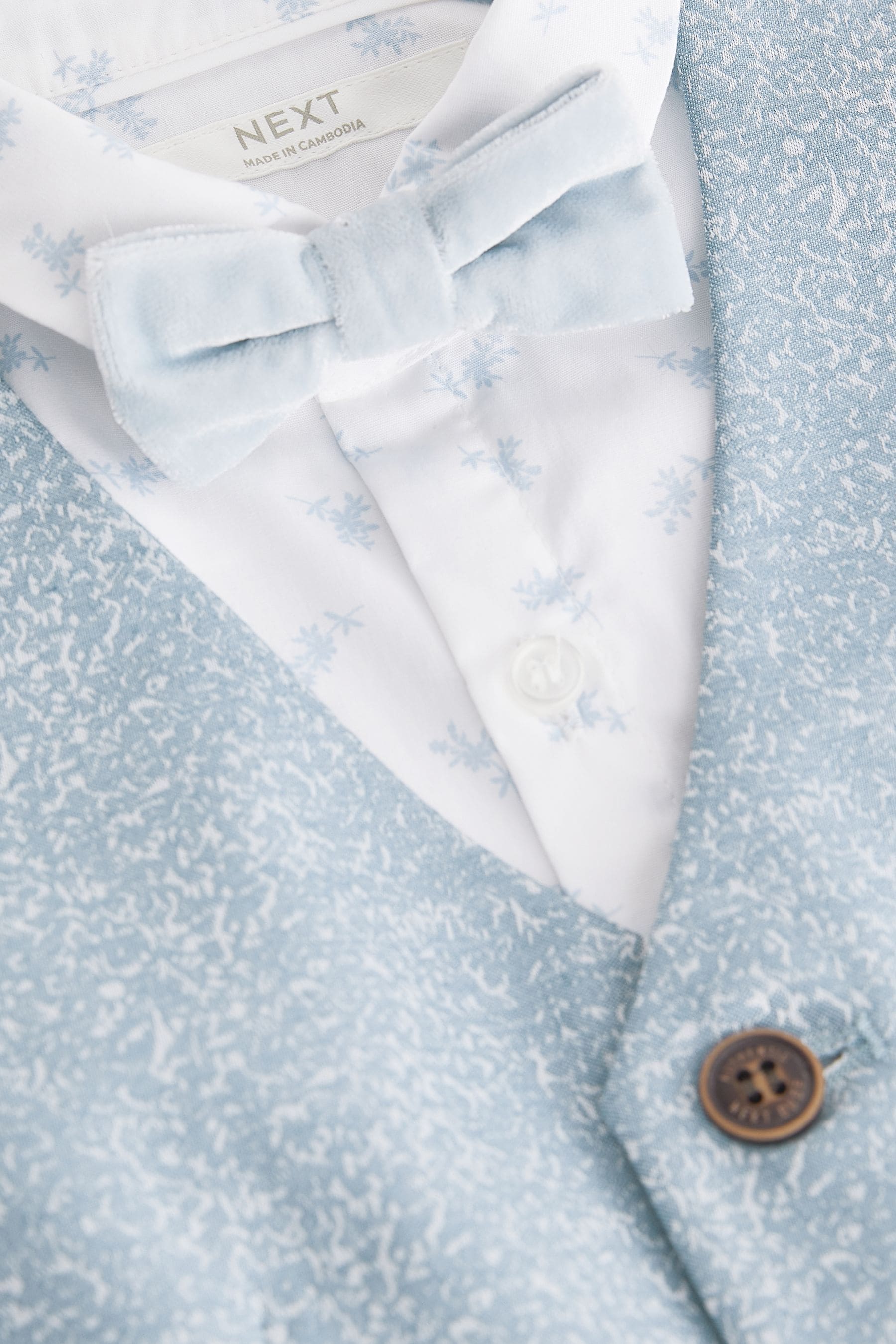 Blue Waistcoat, Shirt and Bowtie Set (3mths-9yrs)