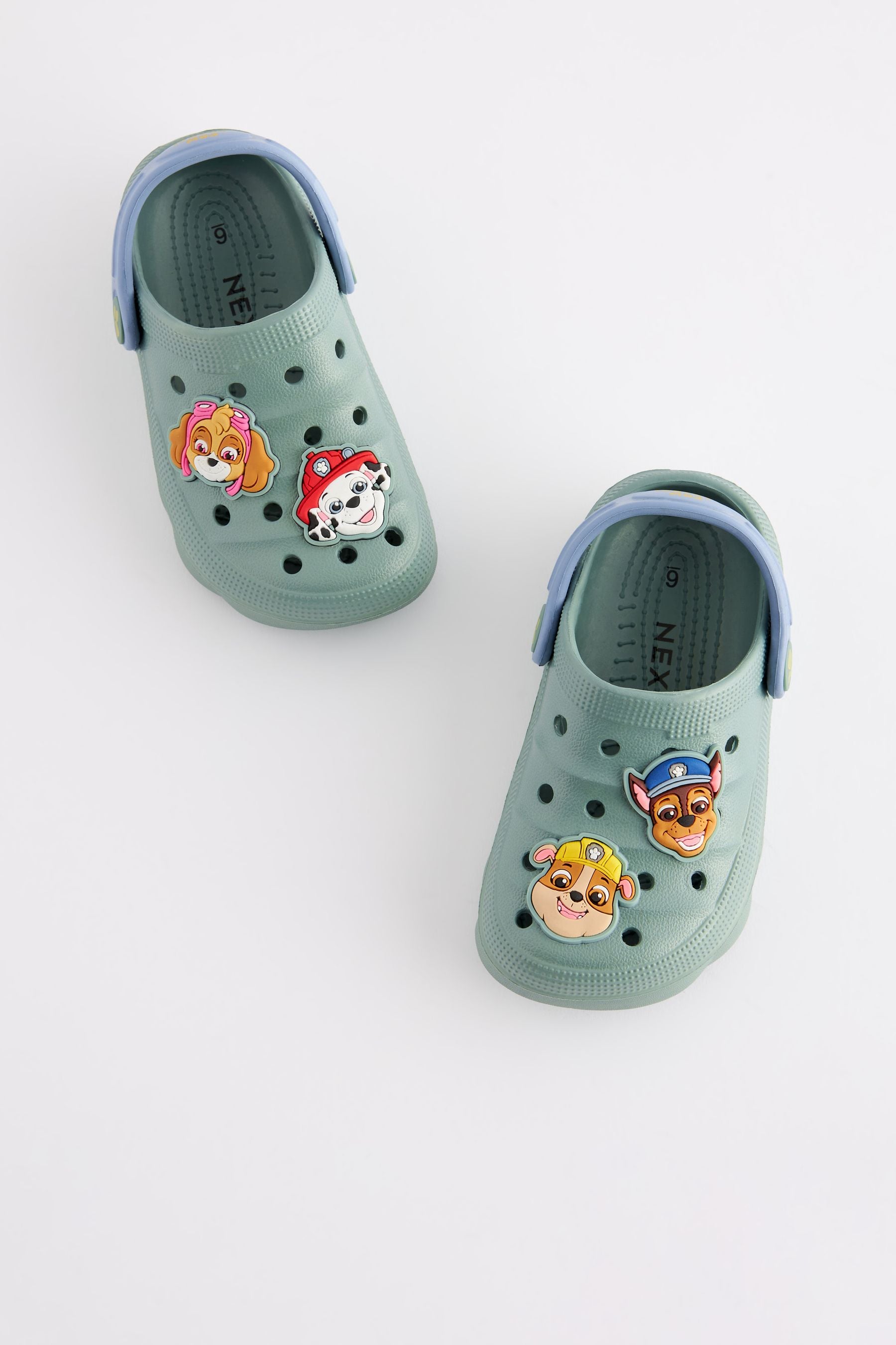 Green Paw Patrol Clogs