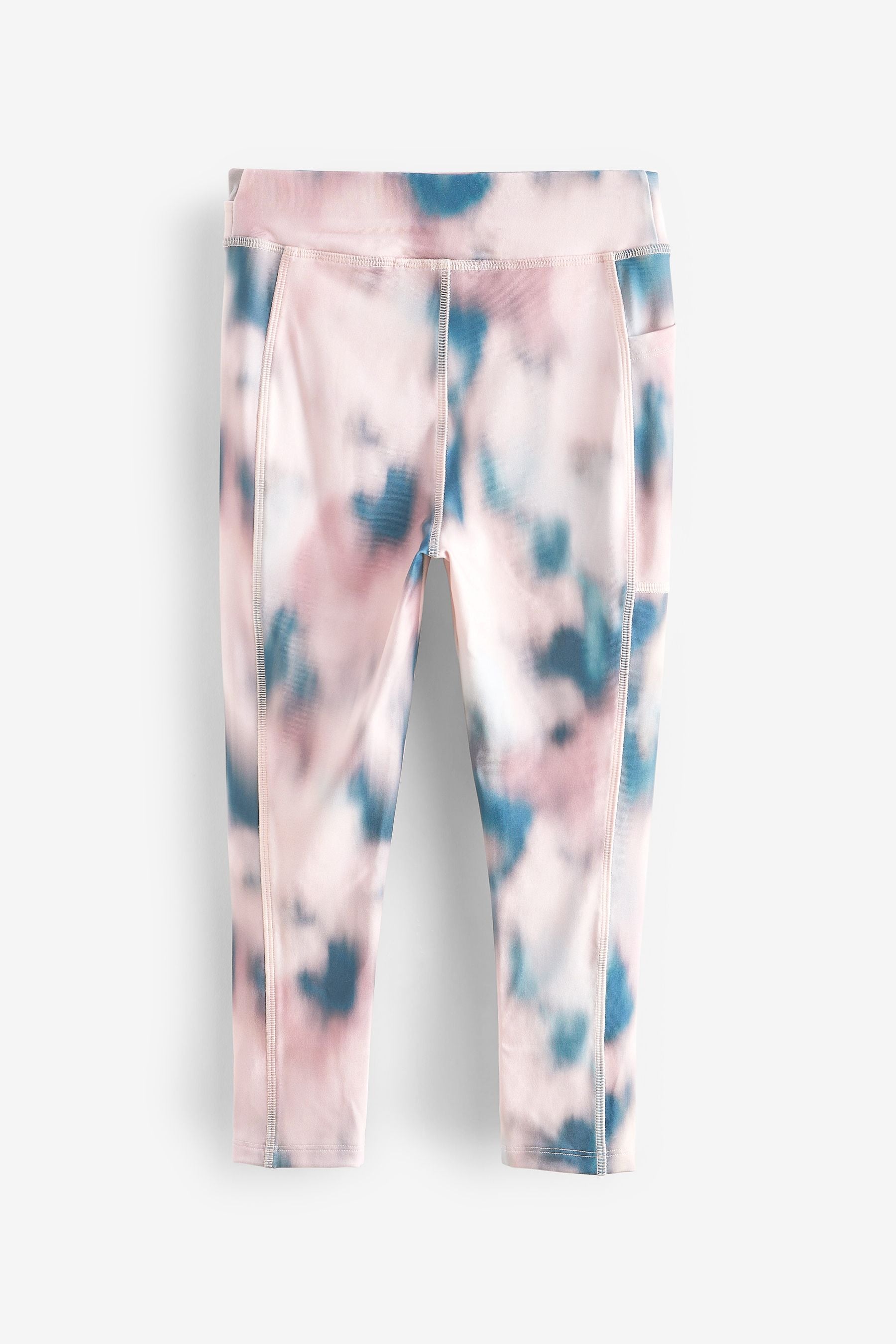 Pink Smudge Sports Leggings (3-16yrs)