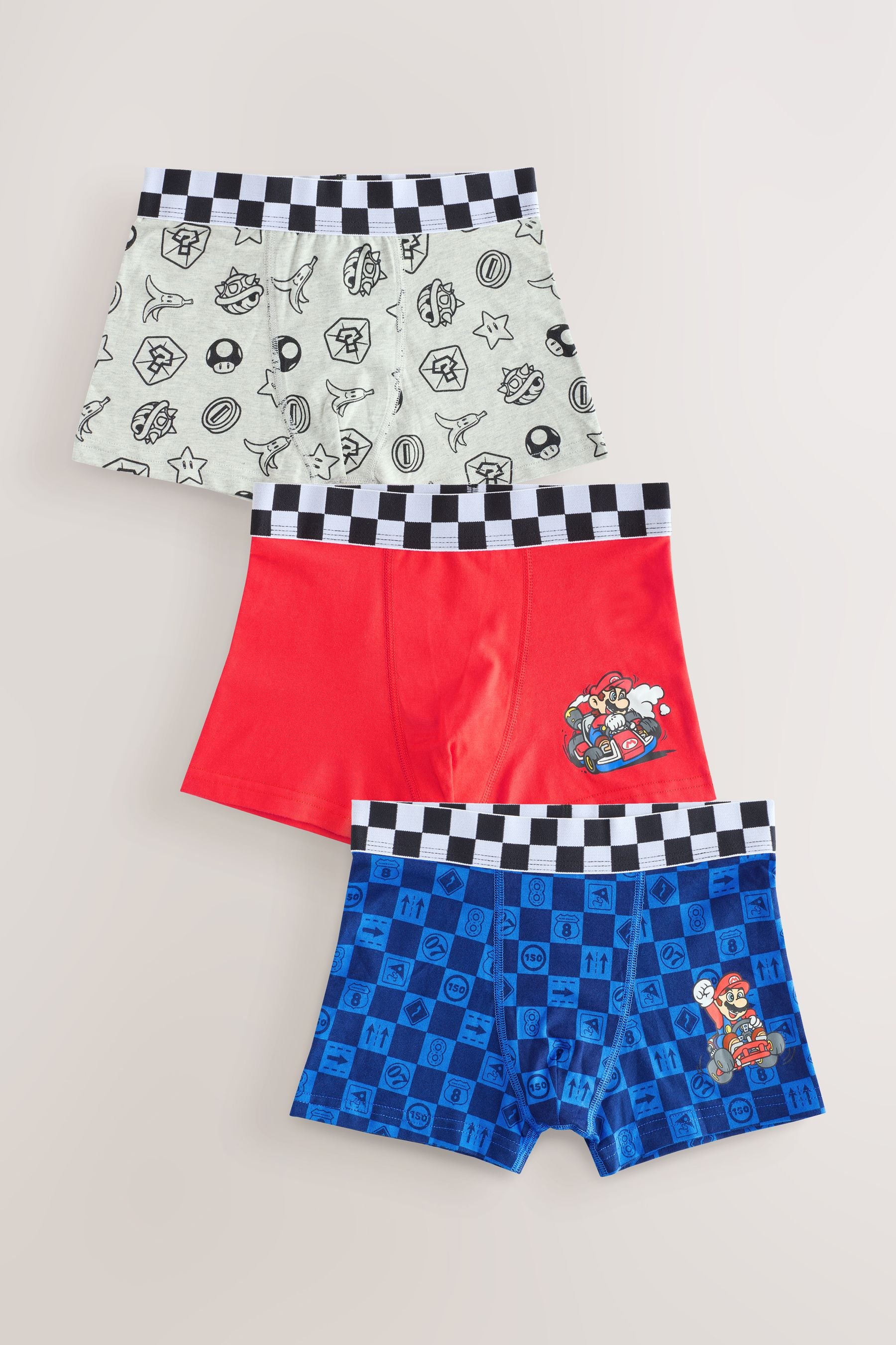 Mario License Trunks 3 Pack (1.5-14yrs)