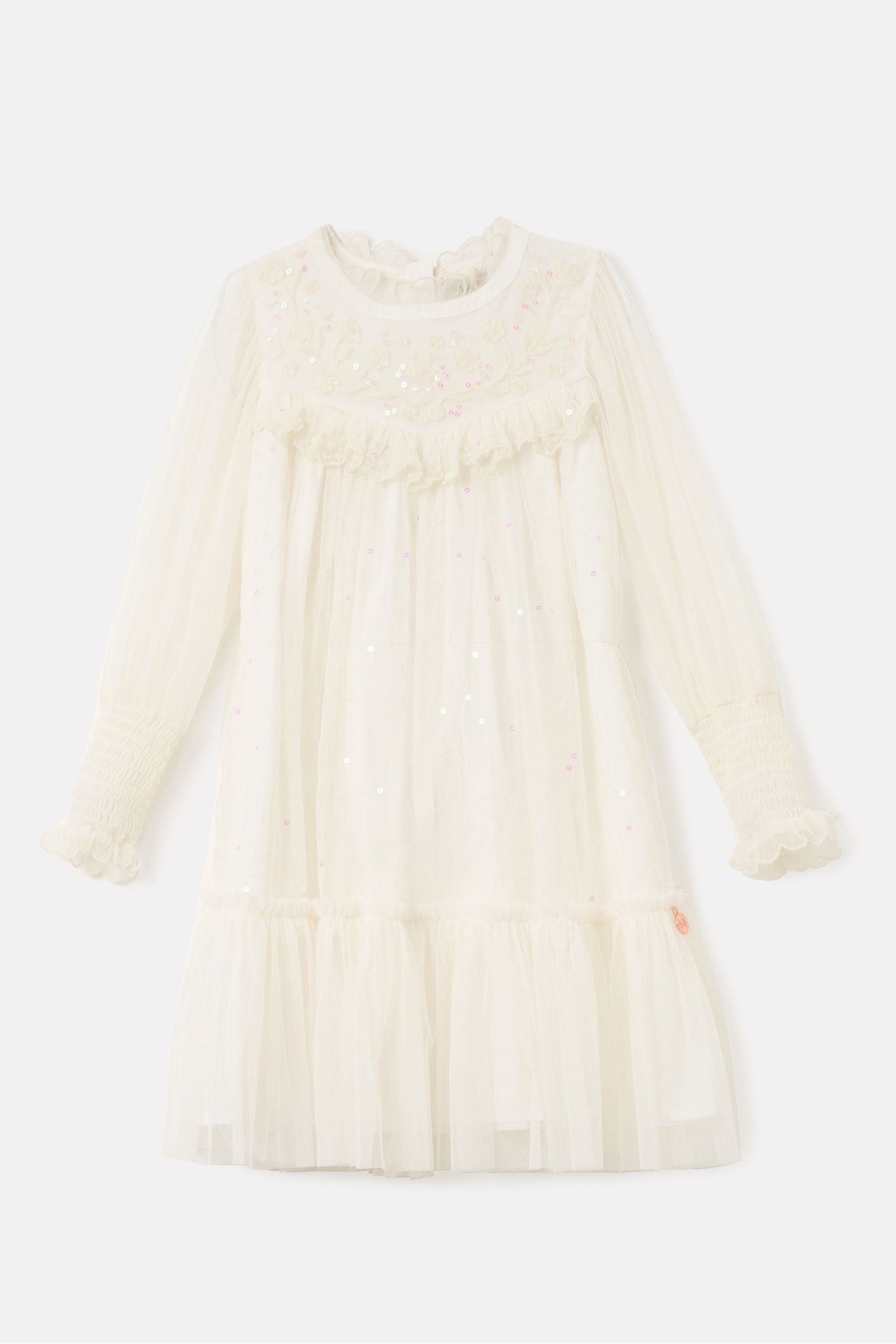 Angel & Rocket Cream Beau Embroidered Boho Dress