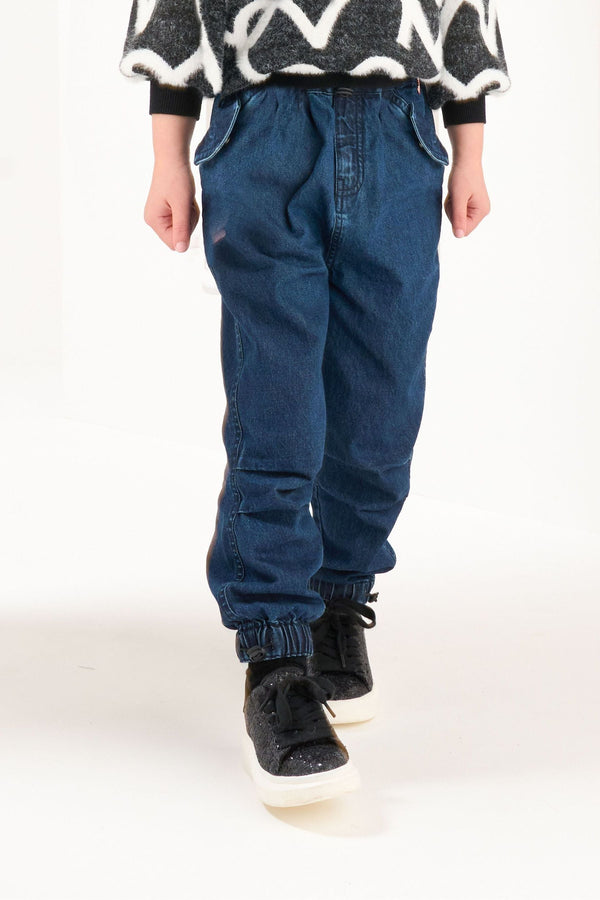 Angel & Rocket Blue Carrie Denim Parachute Trousers