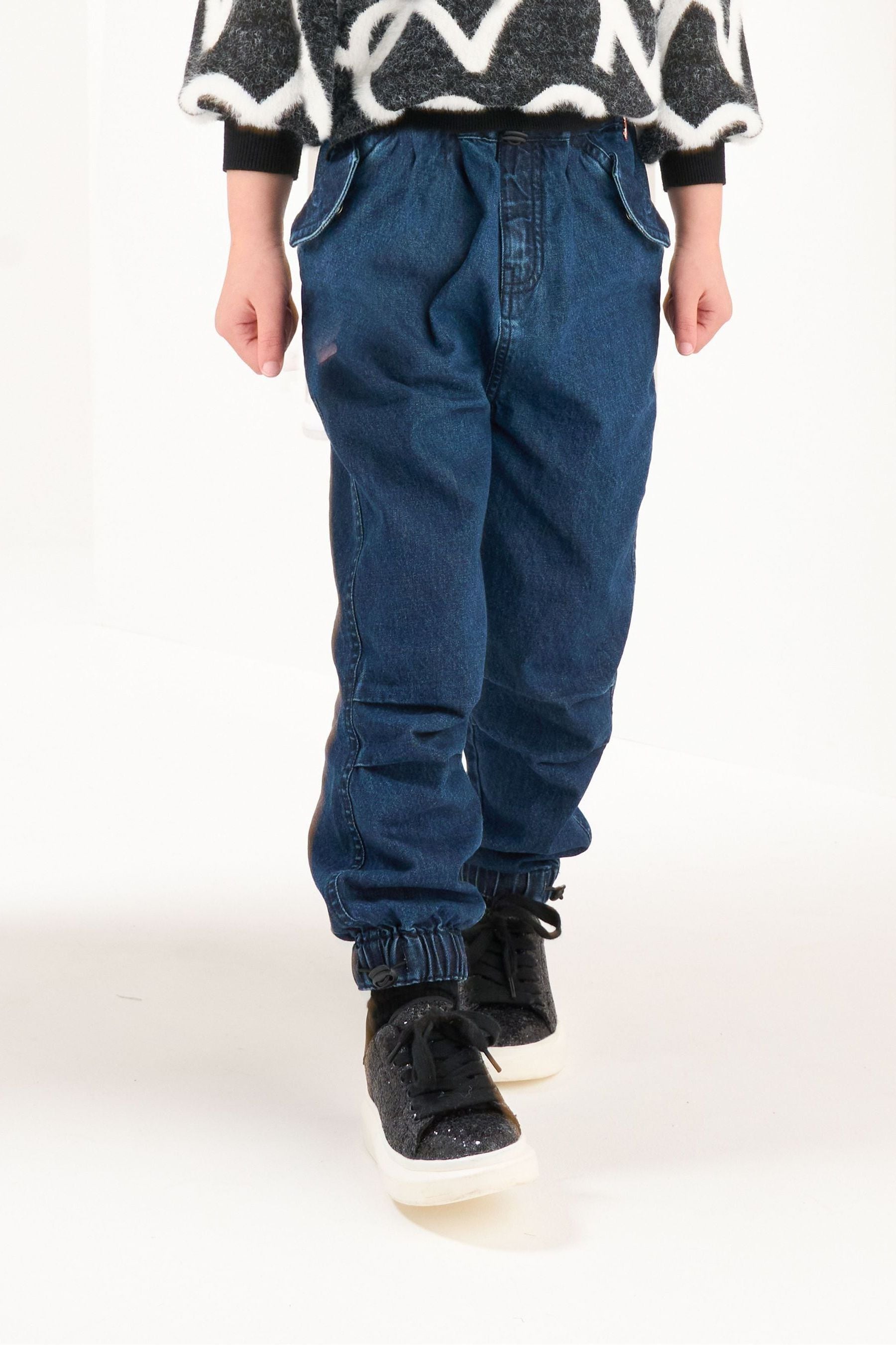 Angel & Rocket Blue Carrie Denim Parachute Trousers