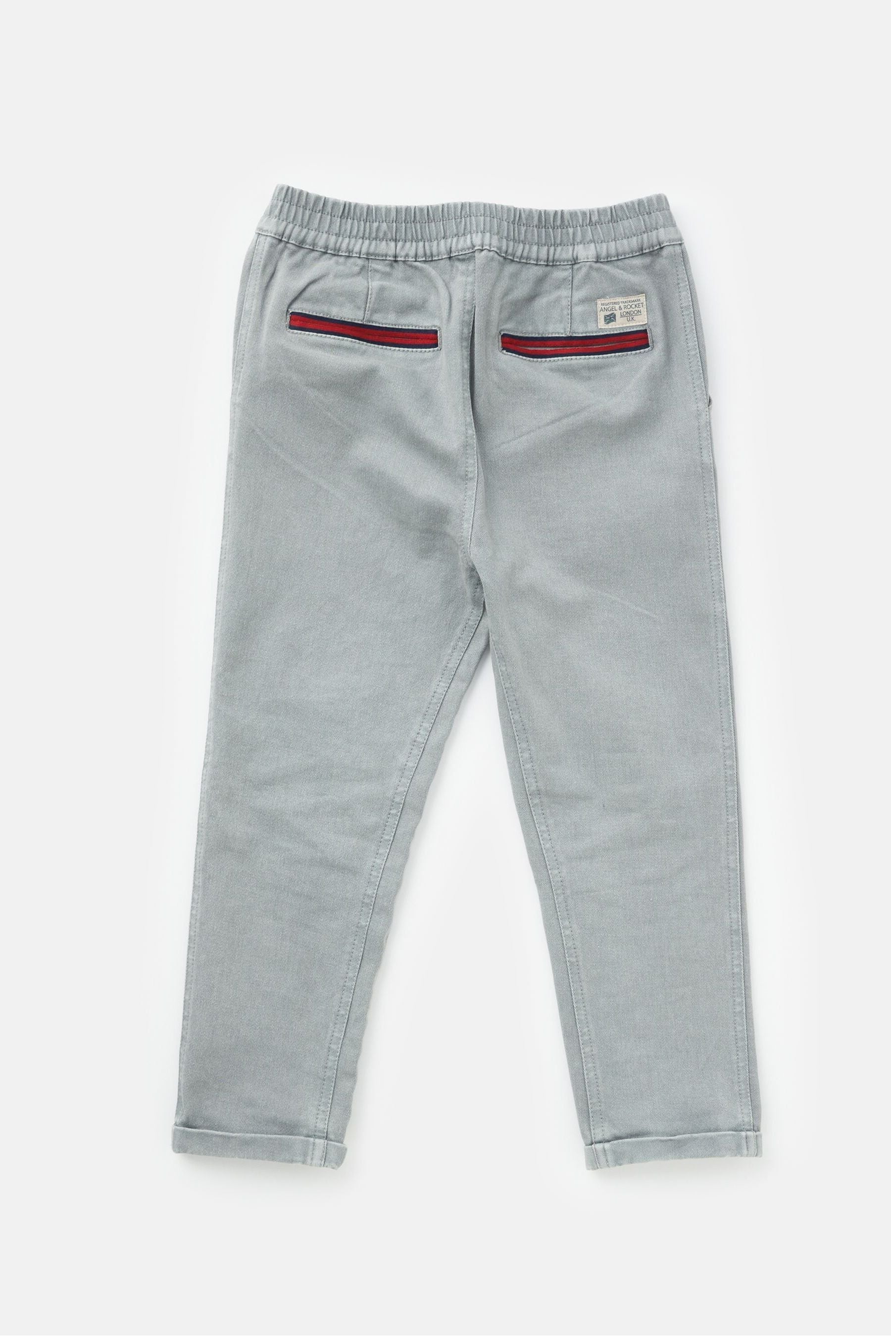 Grey Angel & Rocket Ezra Elasticated Waist Chinos