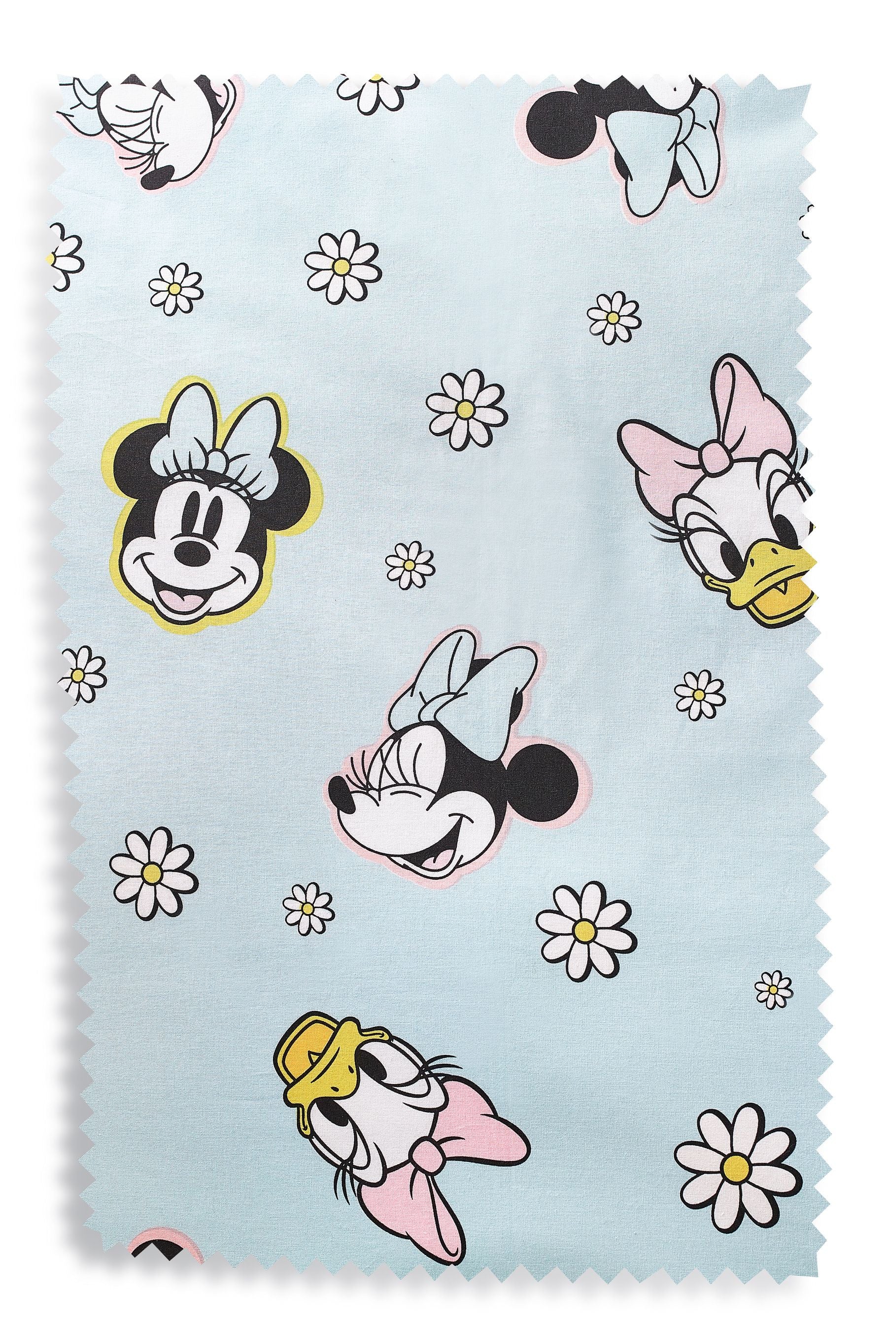 White Disney Minnie Mouse 100% Cotton Duvet Cover and Pillowcase Set