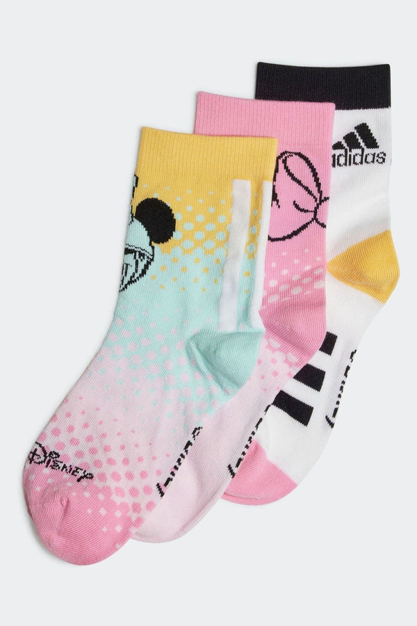 adidas Multi Disney Minnie Mouse 3 Pack Socks