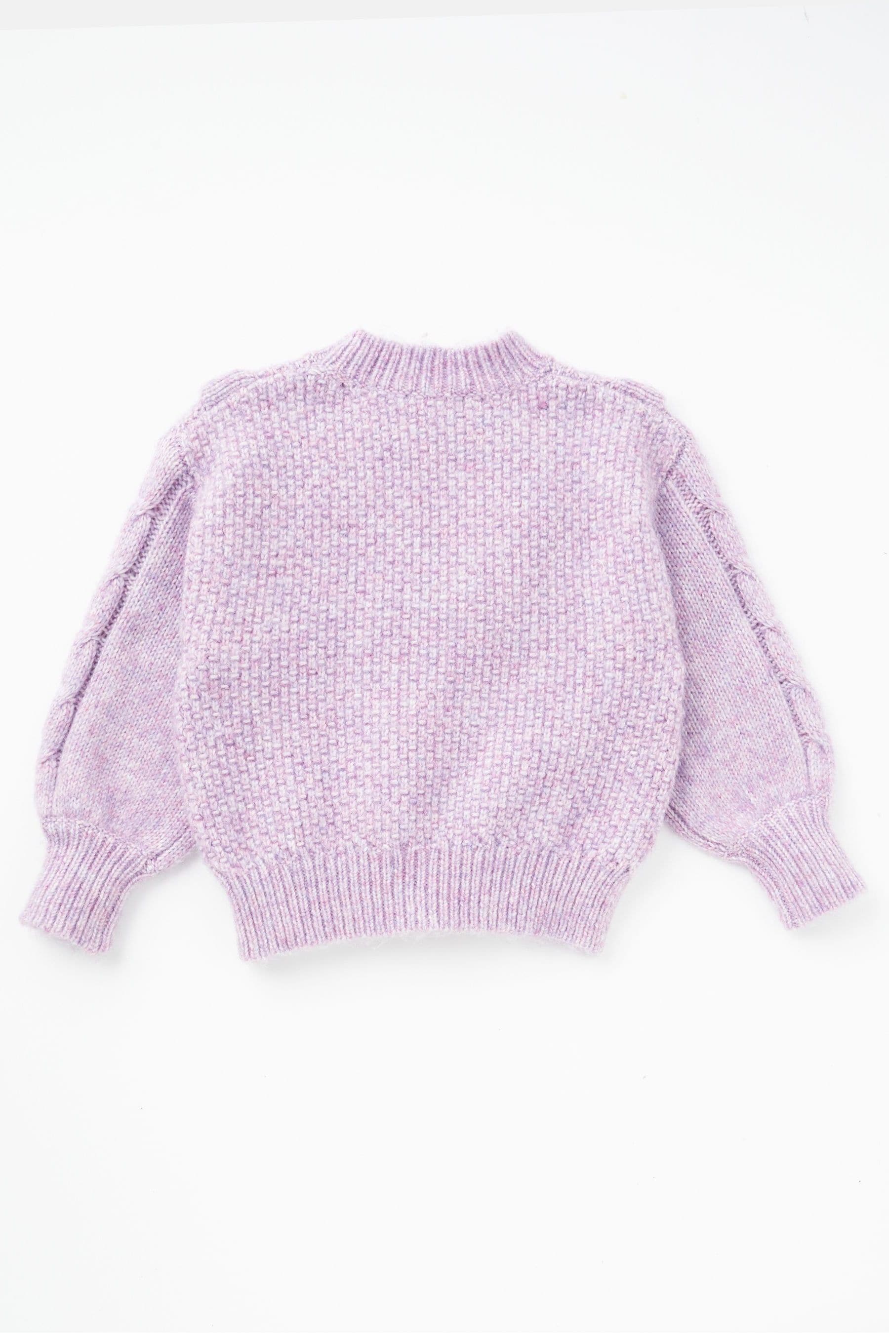 Purple Angel & Rocket Marnie Scalloped Frill Jumper