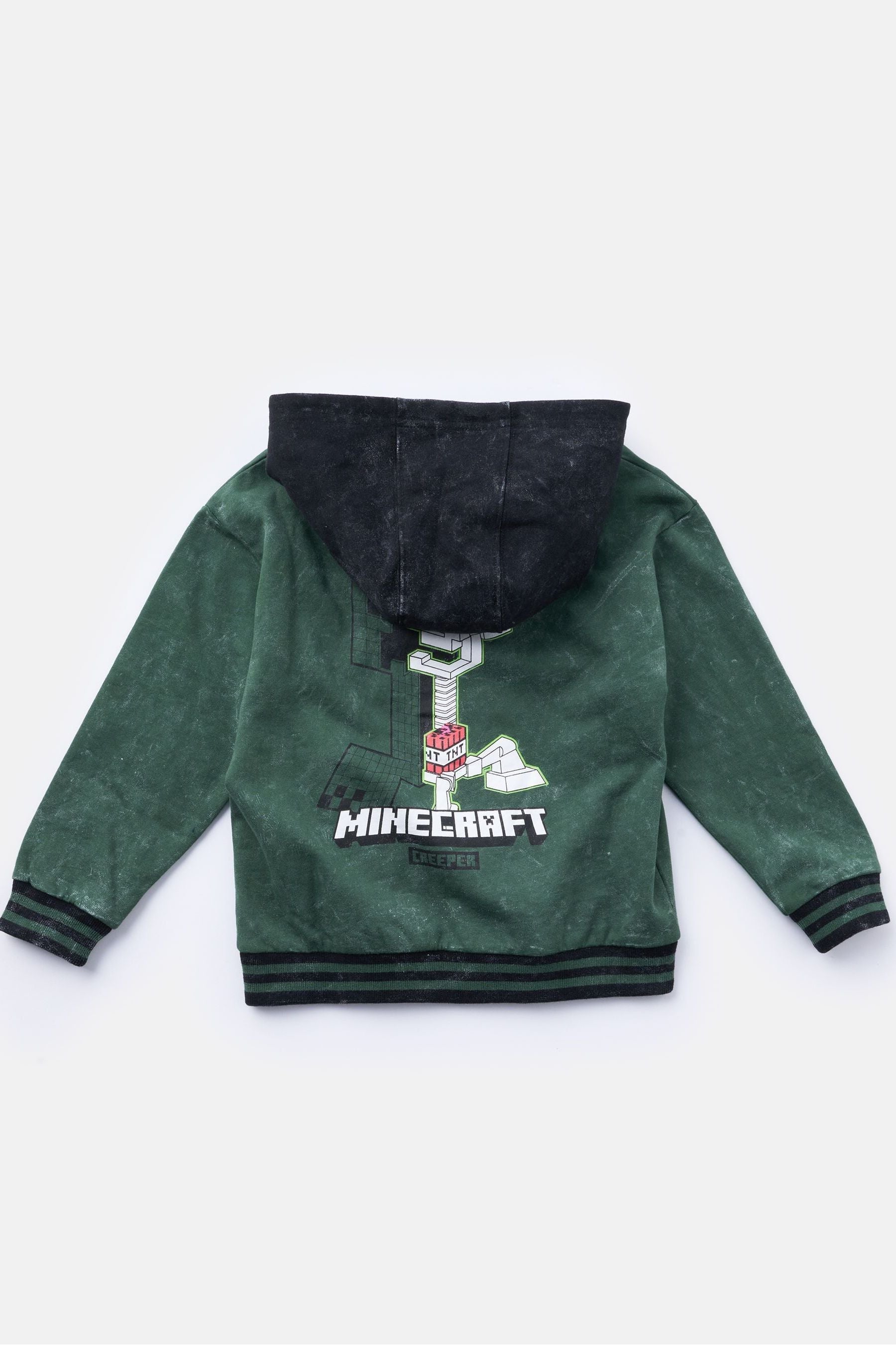 Green Angel & Rocket Minecraft Bomber Jacket