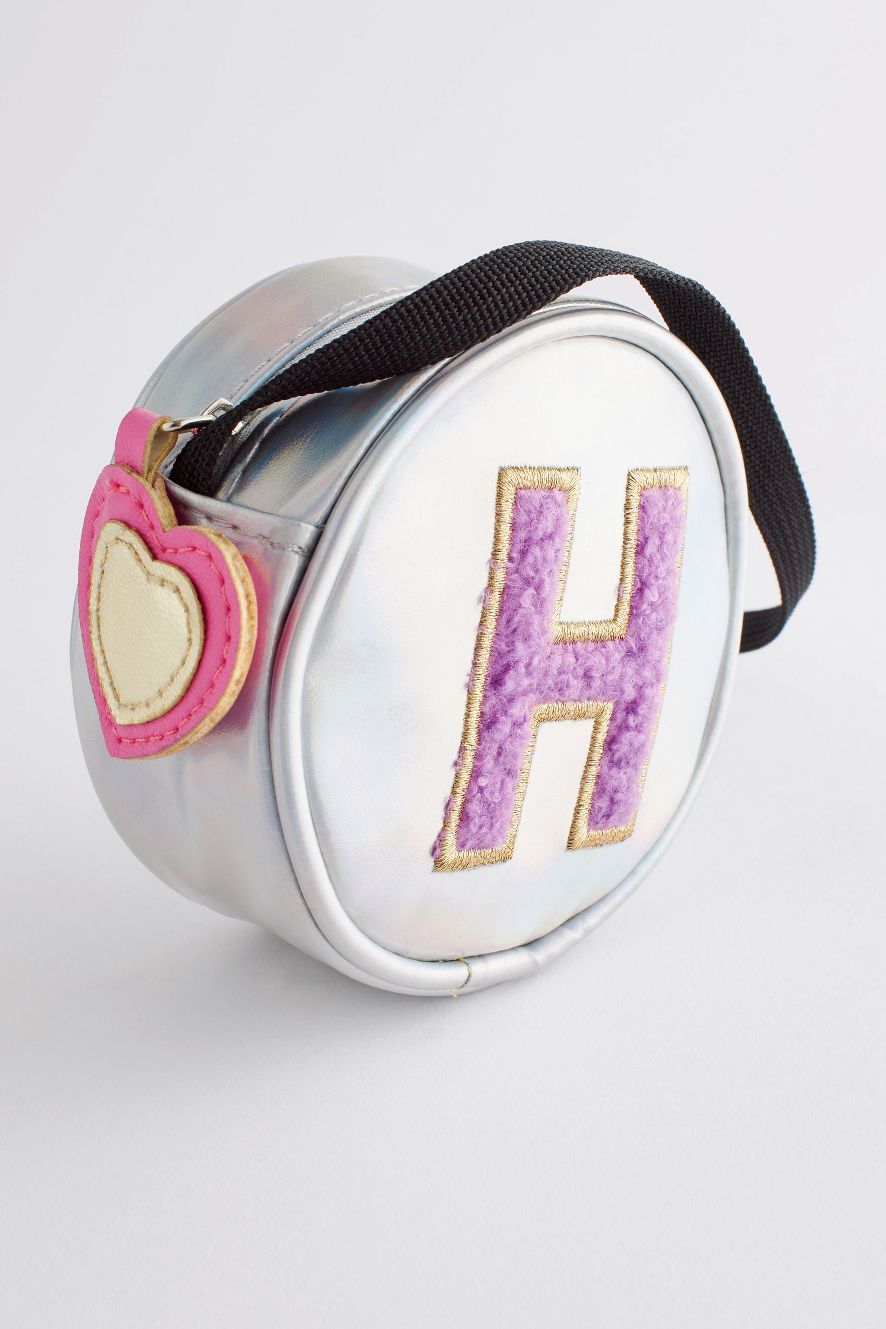 Silver H Mini Initial Bag