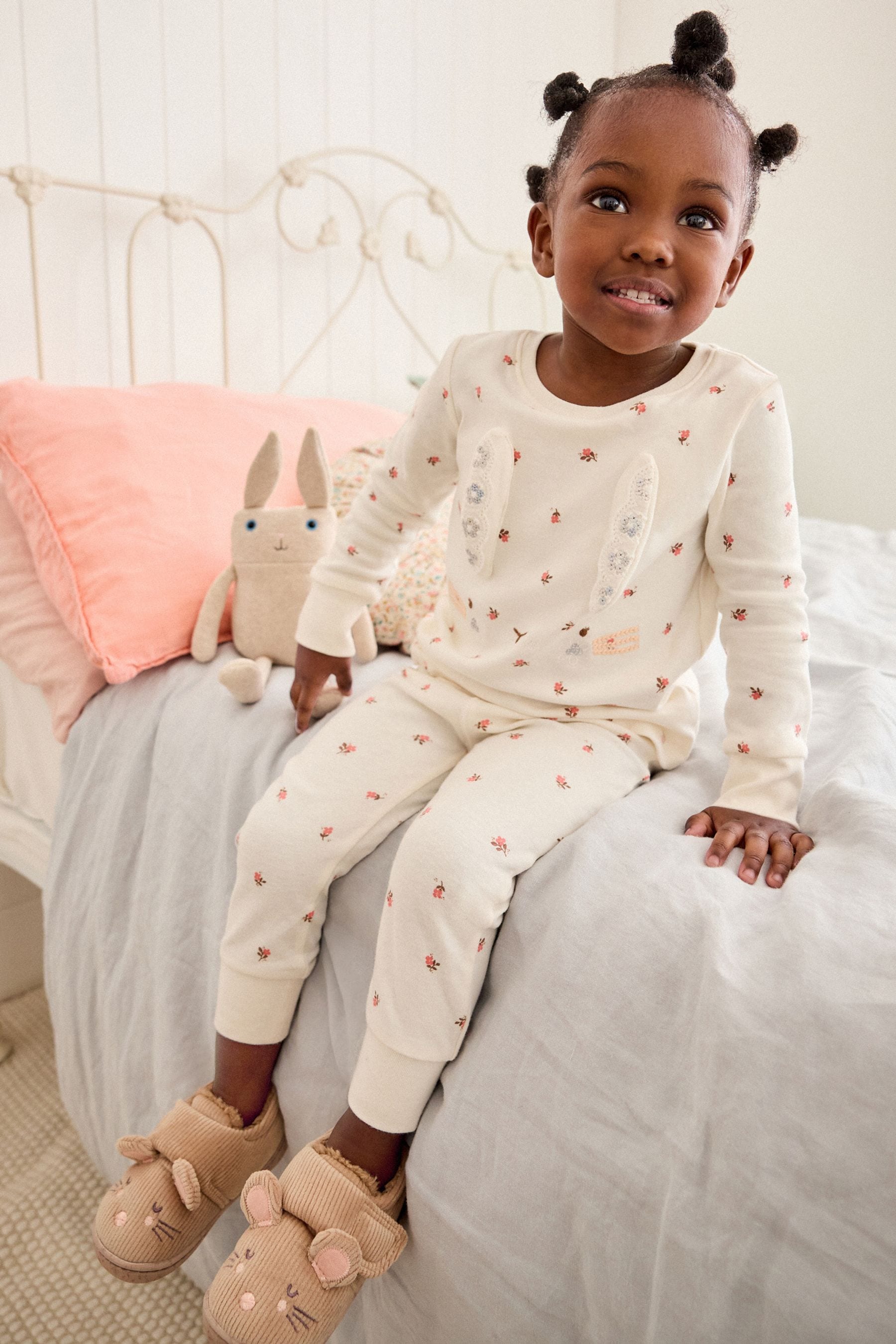 Cream Bunny Pyjamas 1 Pack (9mths-8yrs)