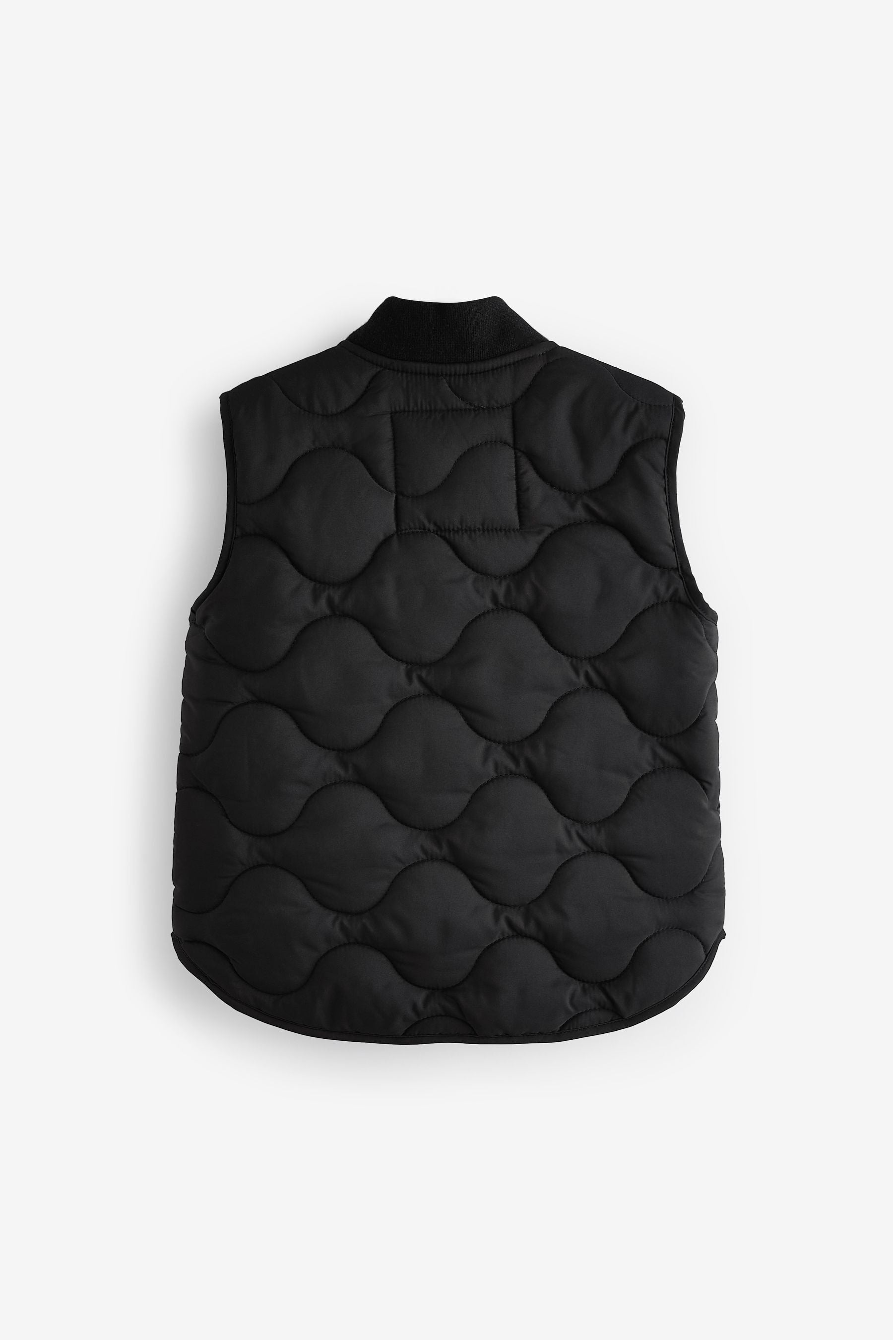 Black Quilted Gilet (3mths-10yrs)