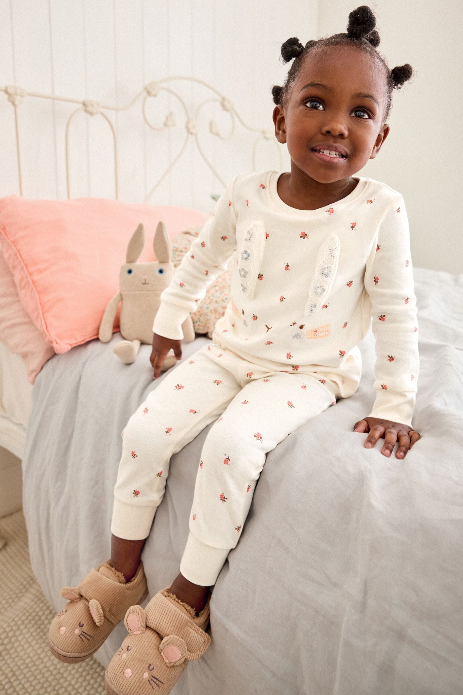 Cream Bunny Pyjamas 1 Pack (9mths-8yrs)