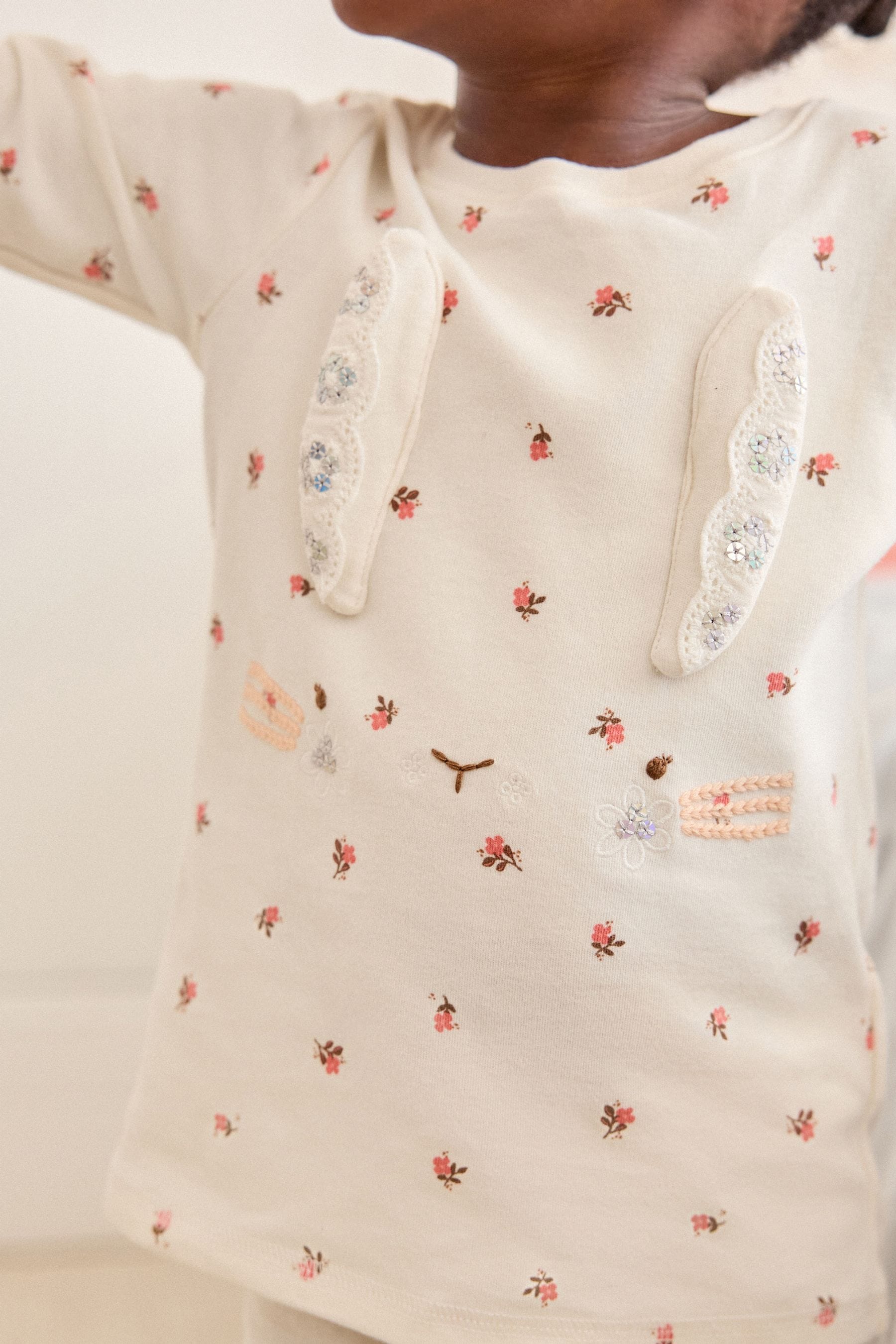 Cream Bunny Pyjamas 1 Pack (9mths-8yrs)