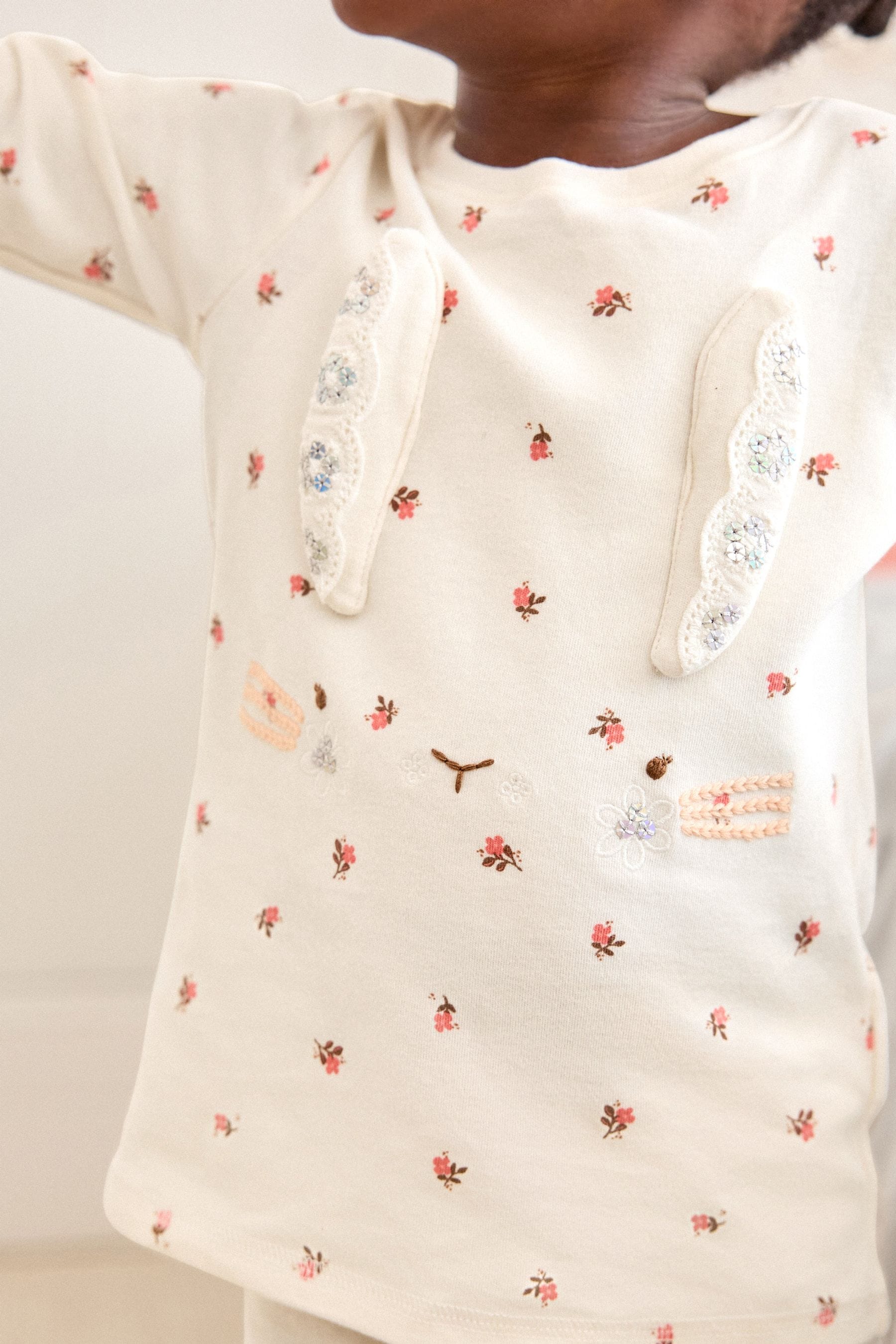 Cream Bunny Pyjamas 1 Pack (9mths-8yrs)