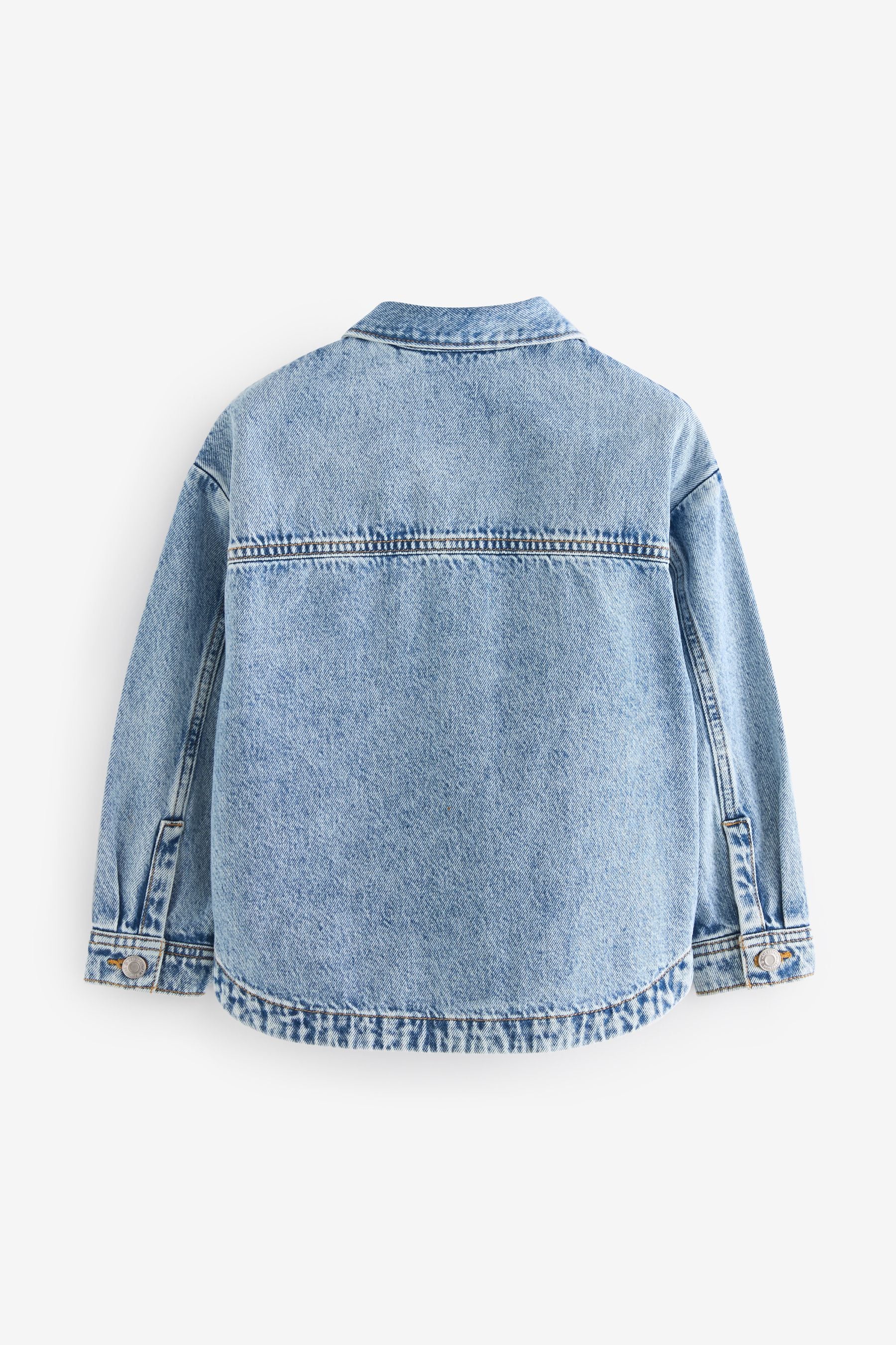 Mid Blue Denim Shacket (3-16yrs)