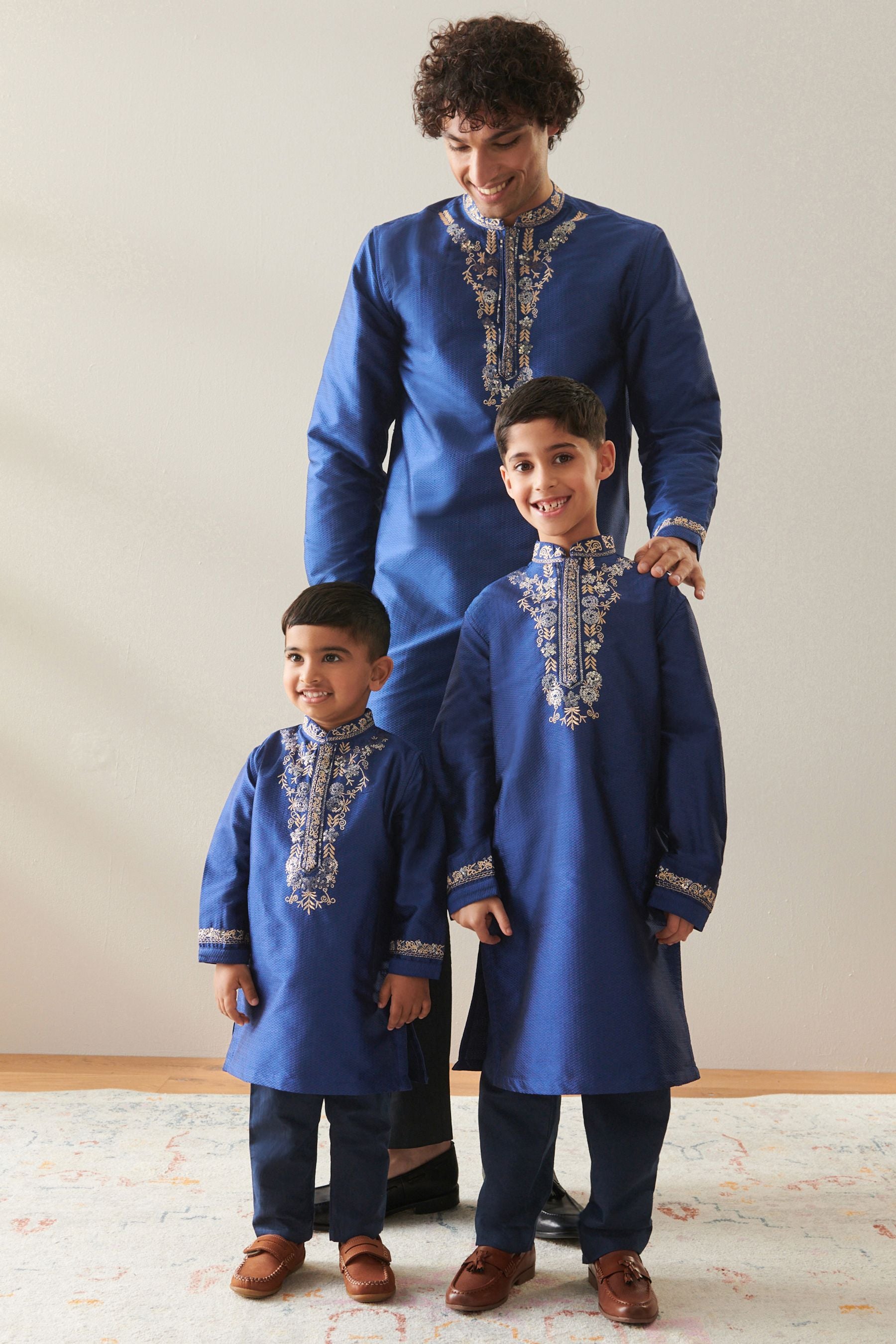 Navy Blue Kurta (3mths-16yrs)