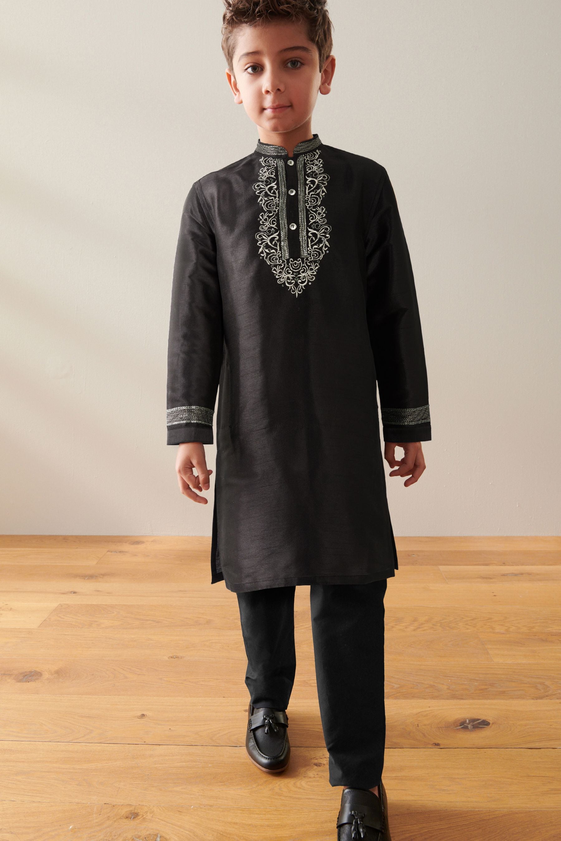 Black Kurta Trousers (3mths-16yrs)