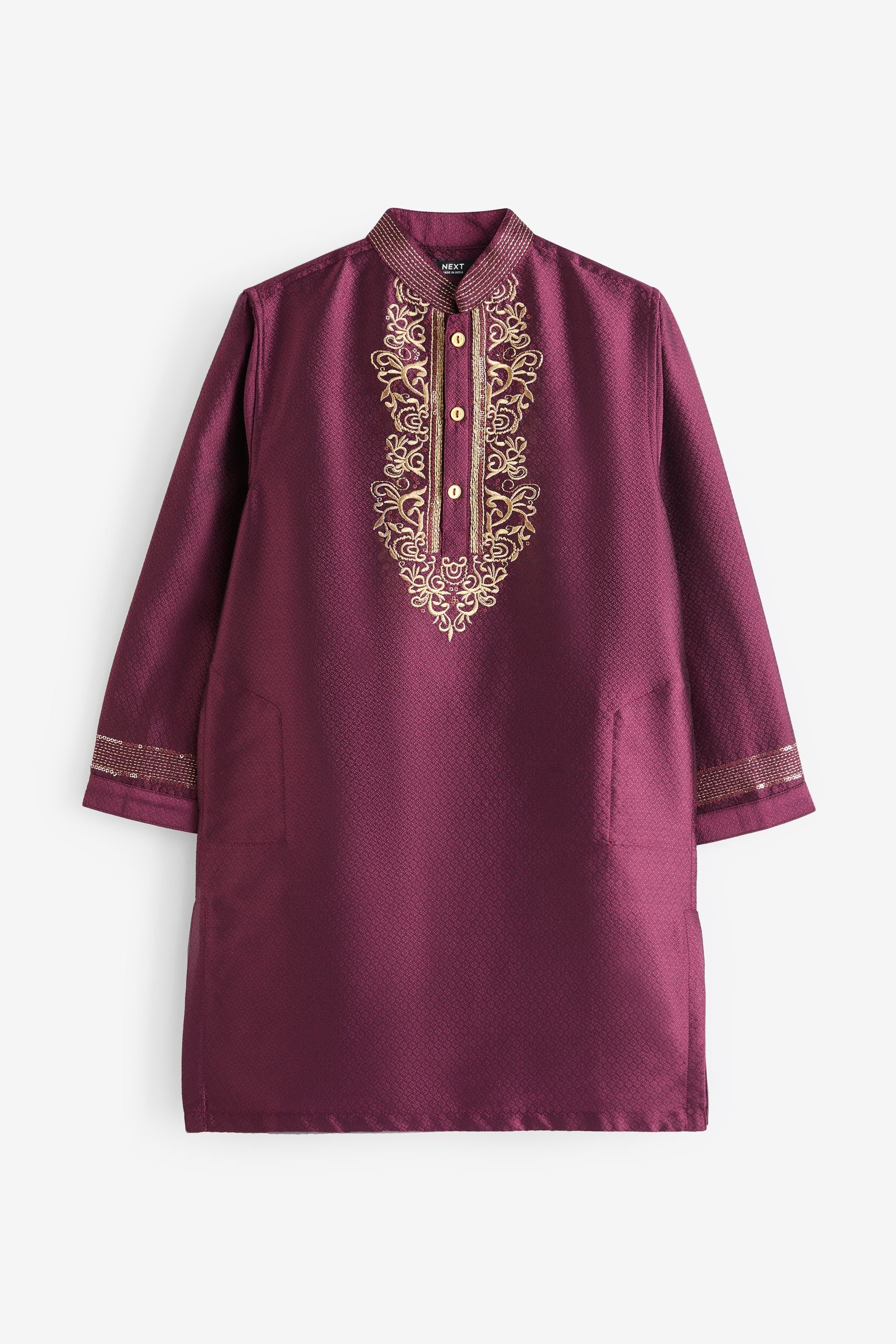 Burgundy Red Boys Kurta (3mths-16yrs)