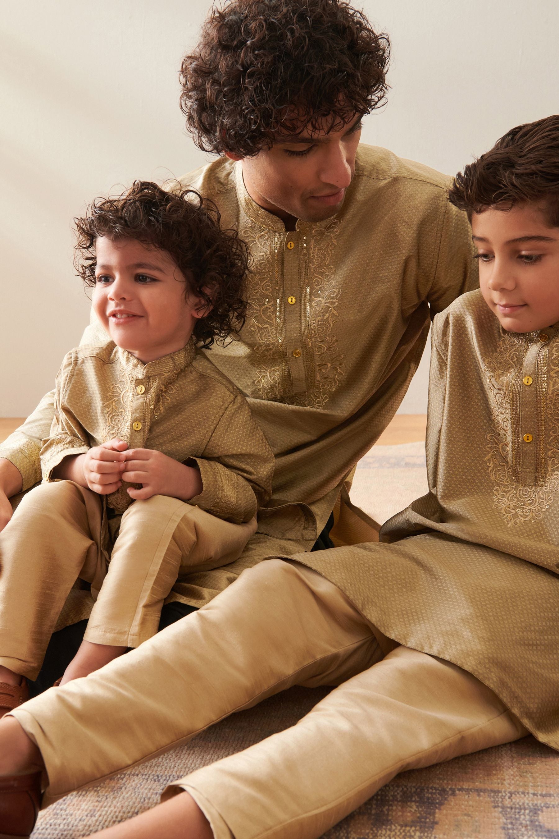 Gold EID Kurta (3mths-16yrs)