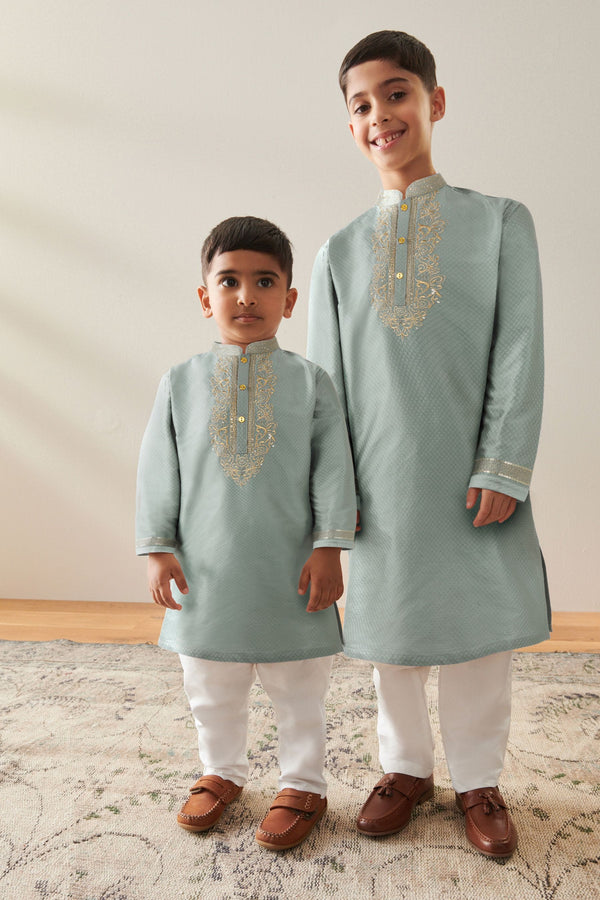 Turqouise Blue Kurta (3mths-16yrs)