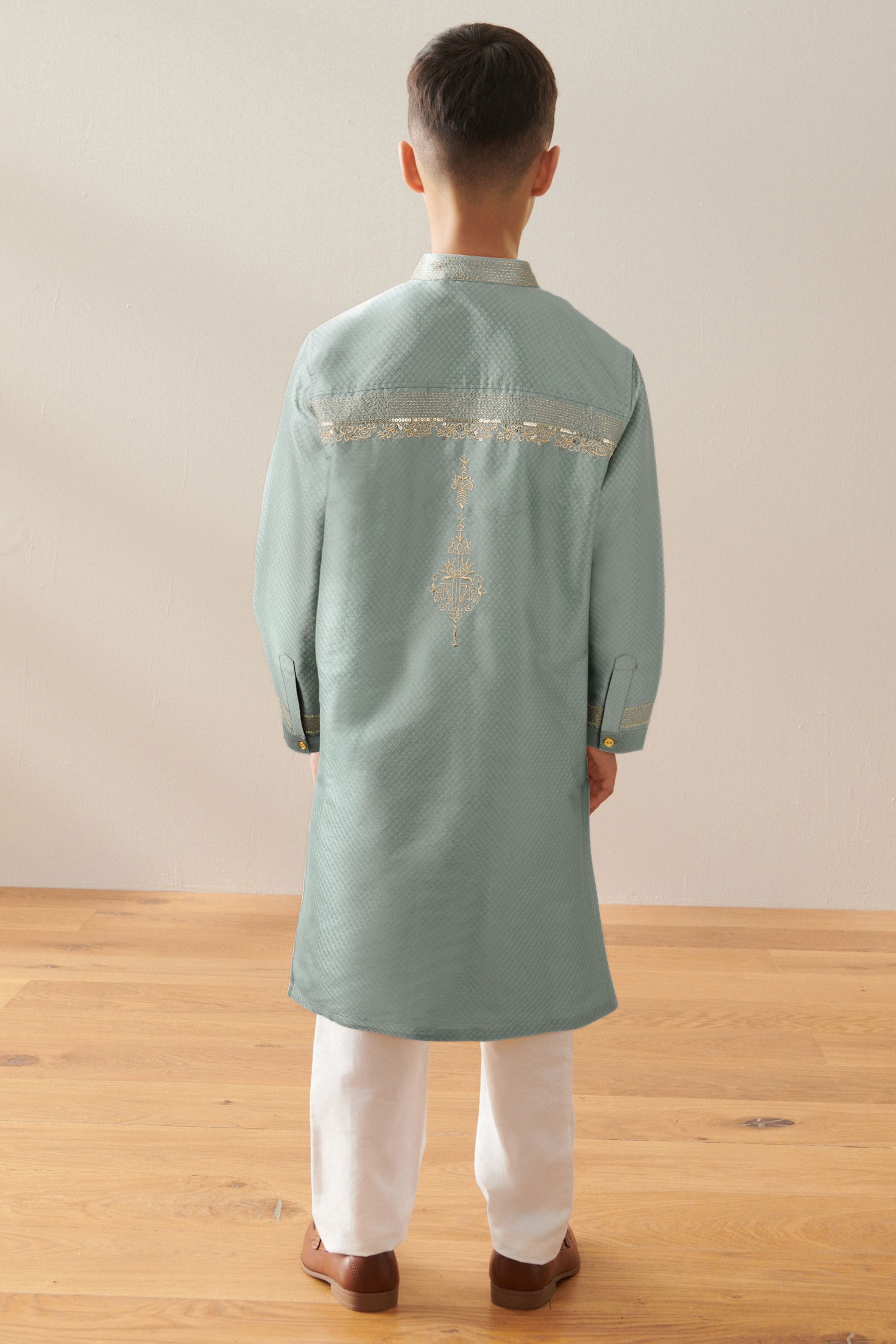 Turqouise Blue Kurta (3mths-16yrs)