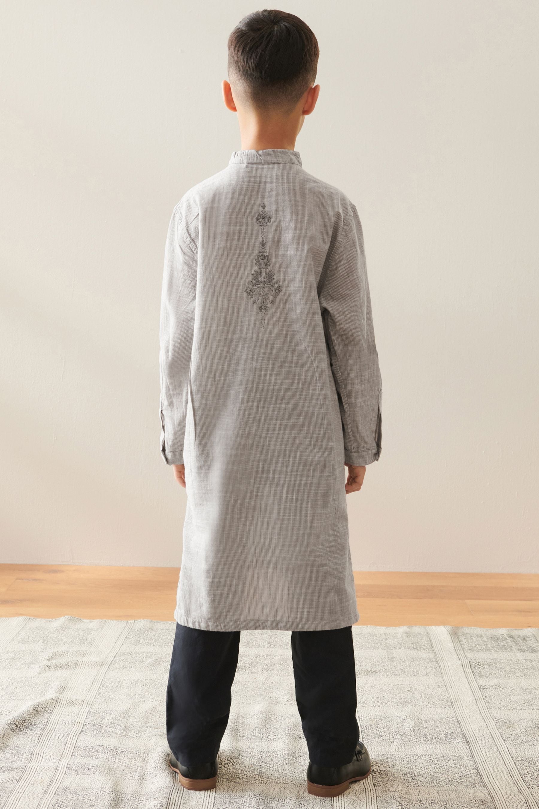 Grey Boys Kurta (3mths-16yrs)