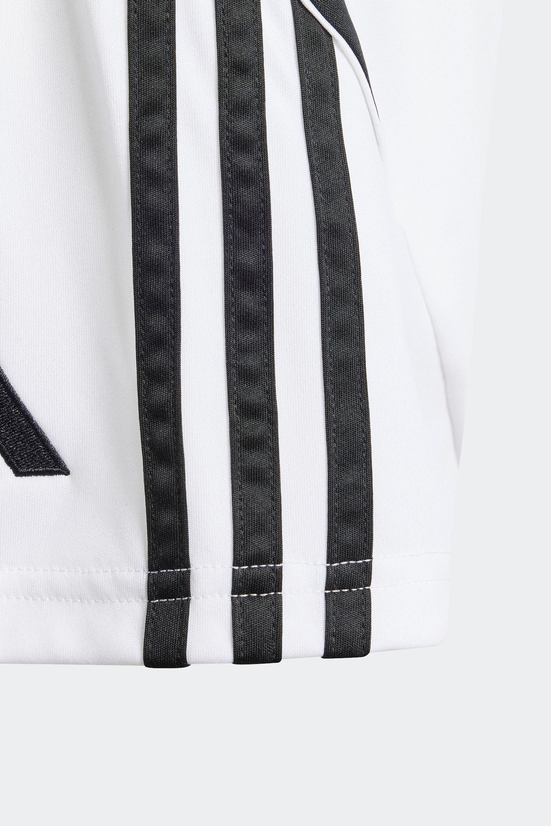 adidas White/Black Tiro 24 Shorts