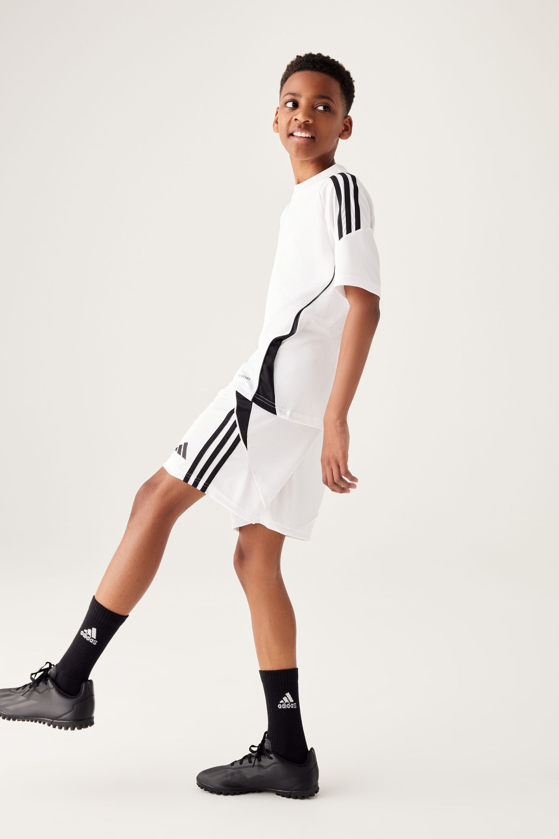 adidas White/Black Tiro 24 Shorts