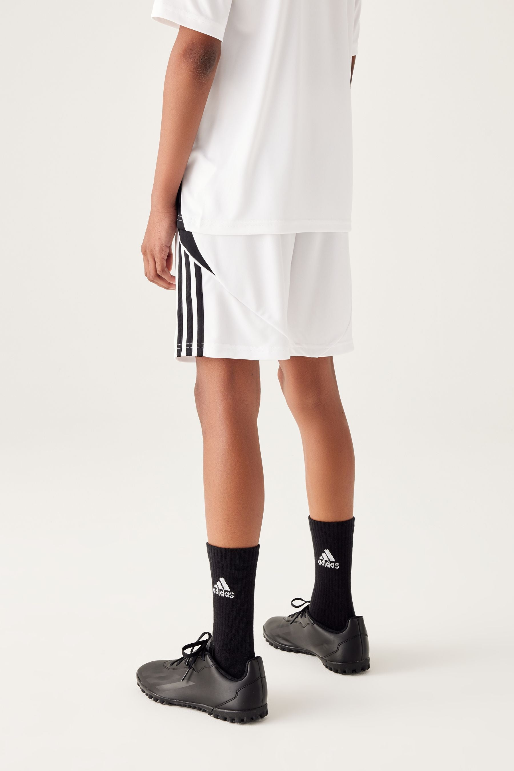 adidas White/Black Tiro 24 Shorts