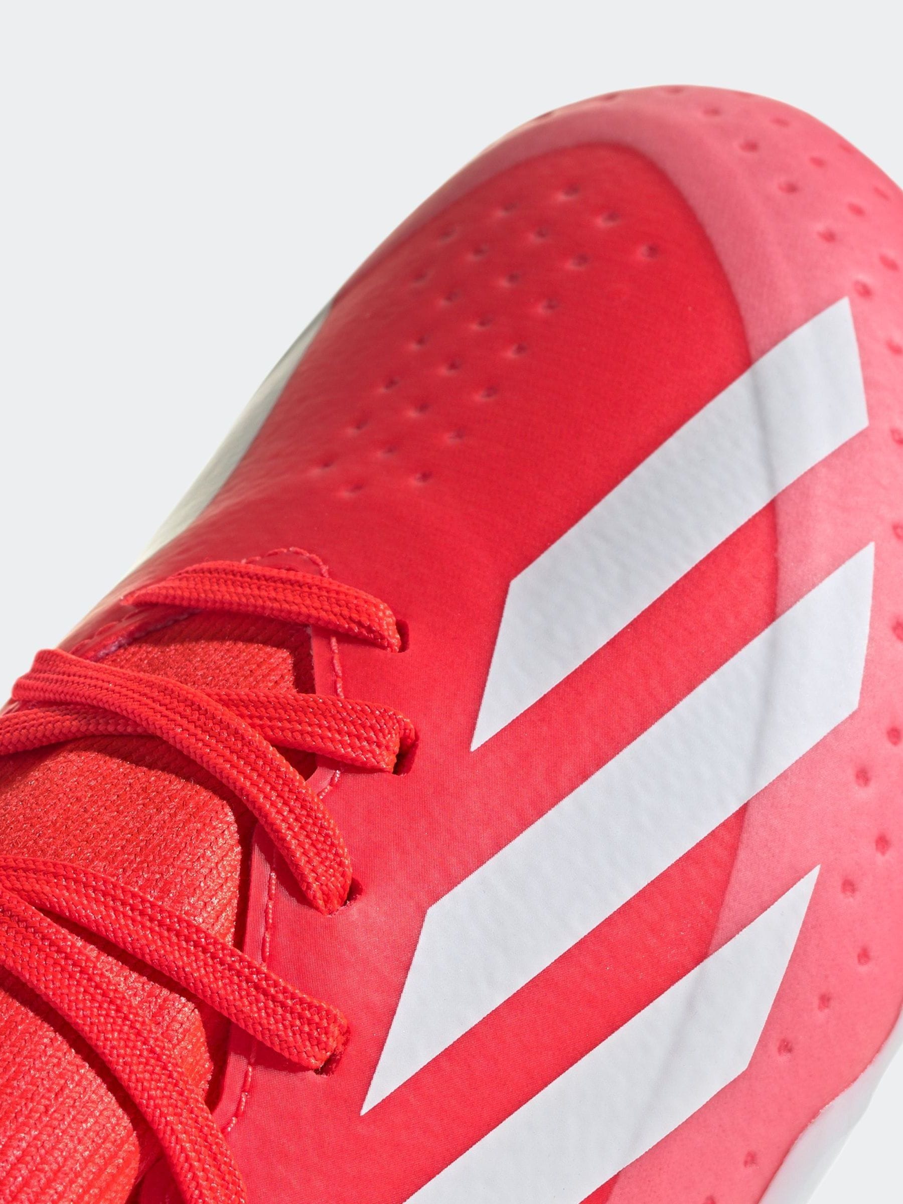 adidas Red/White Football X Crazyfast League Firm Ground Kids Boots