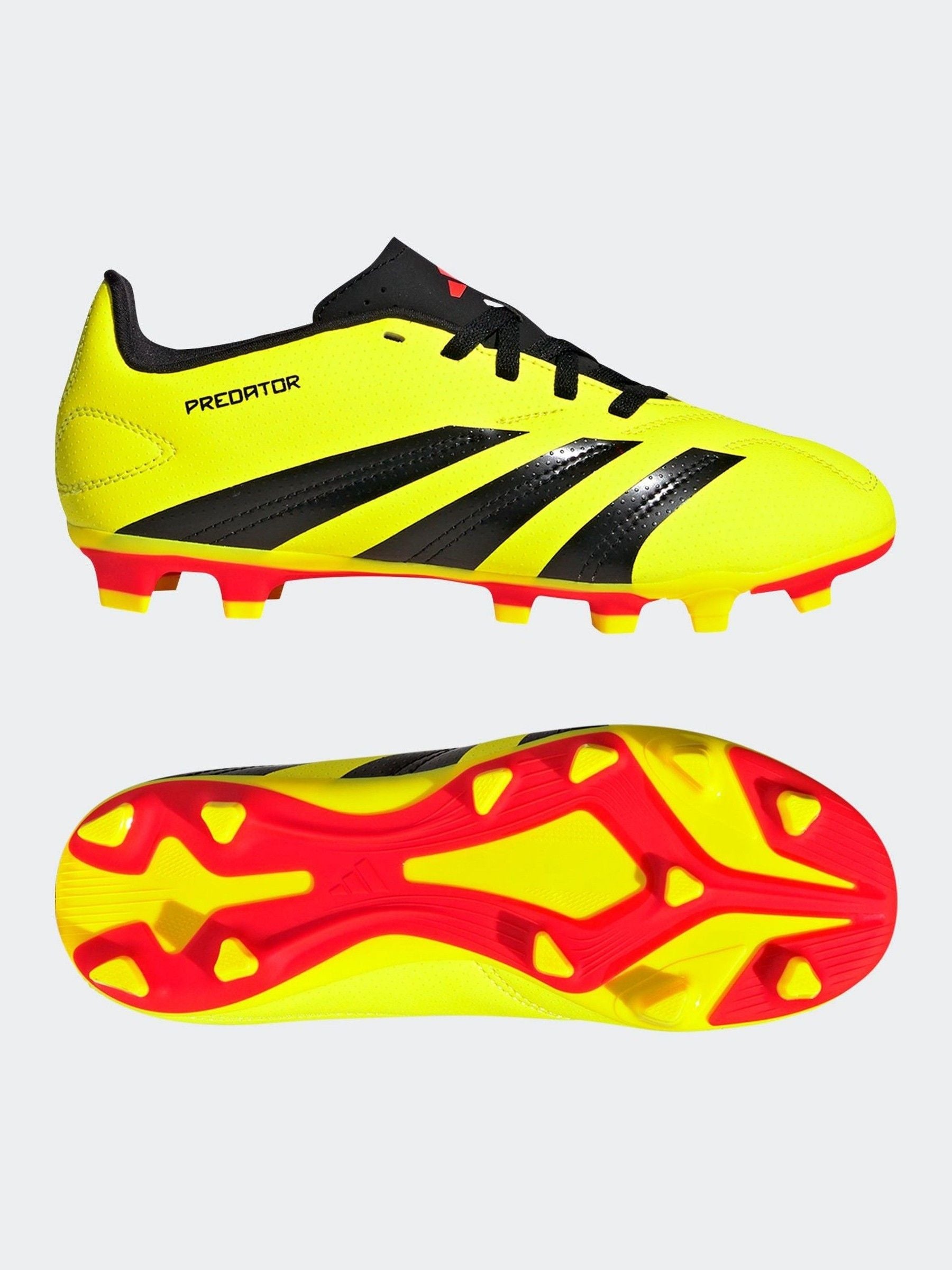 adidas Yellow Predator Club Flexible Ground Football Boots