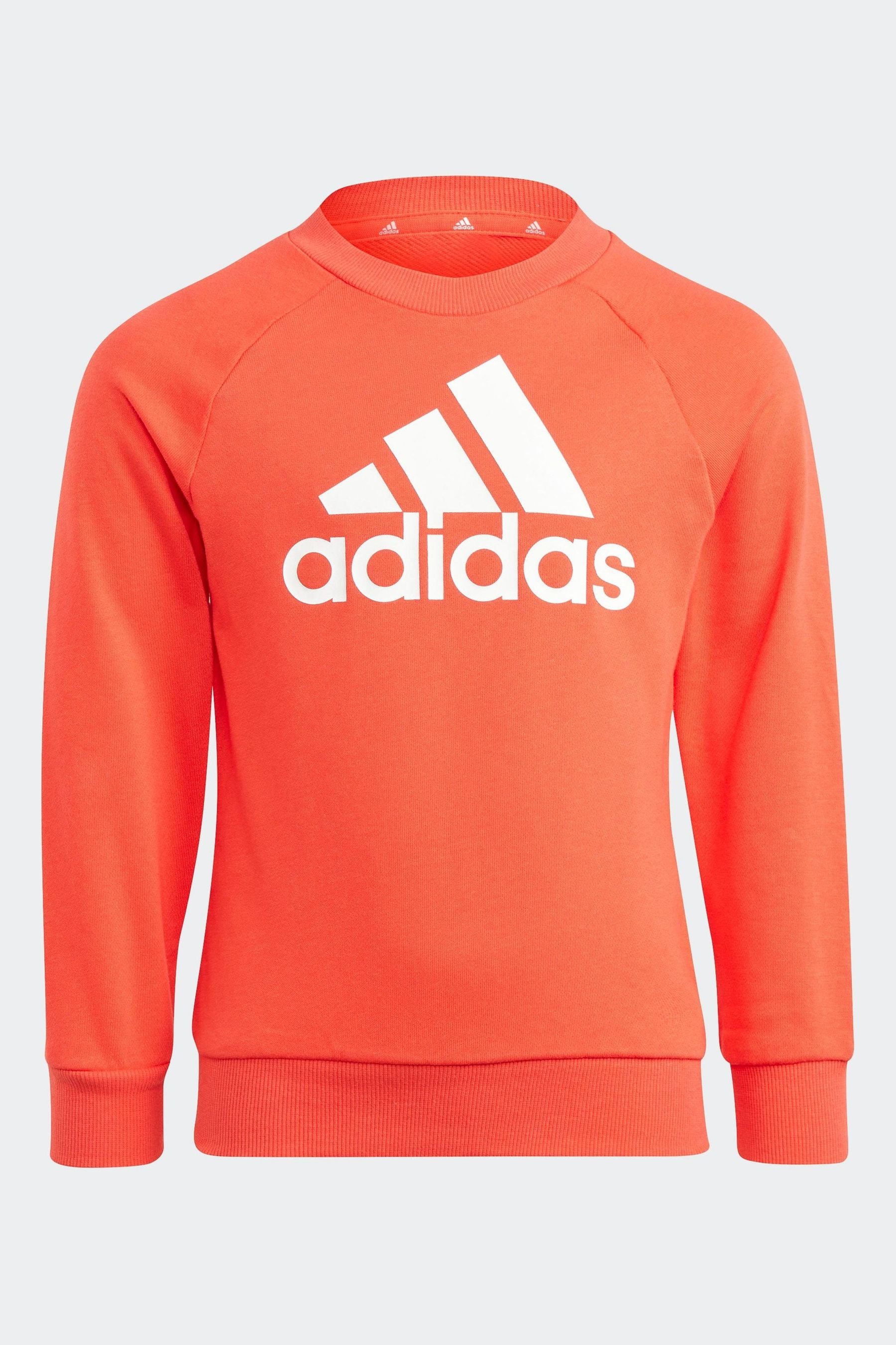 Orange adidas Sportswear Essentials Logo French Terry Sweatshirt