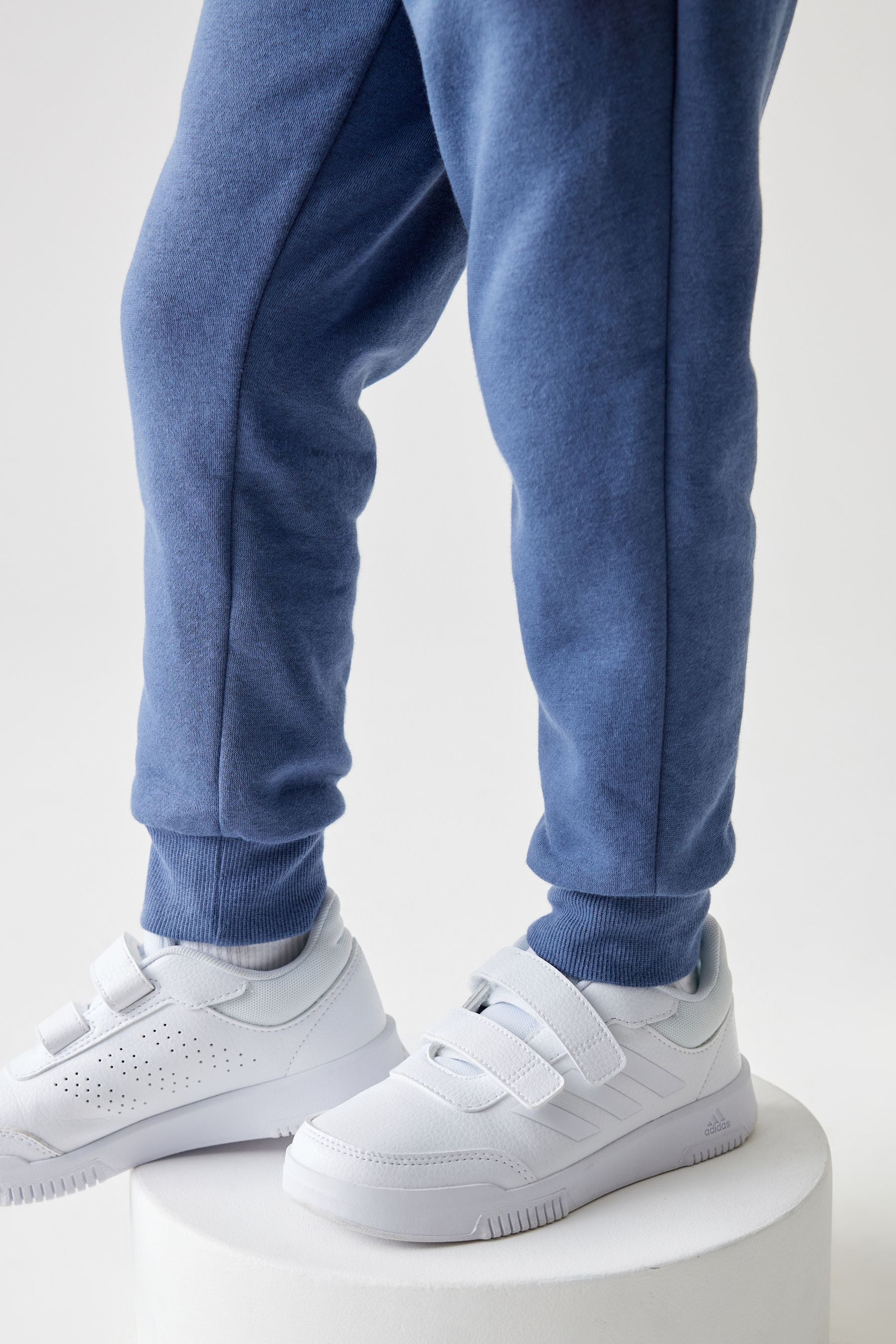 Grey/Blue adidas Kids Essentials Logo Joggers Set