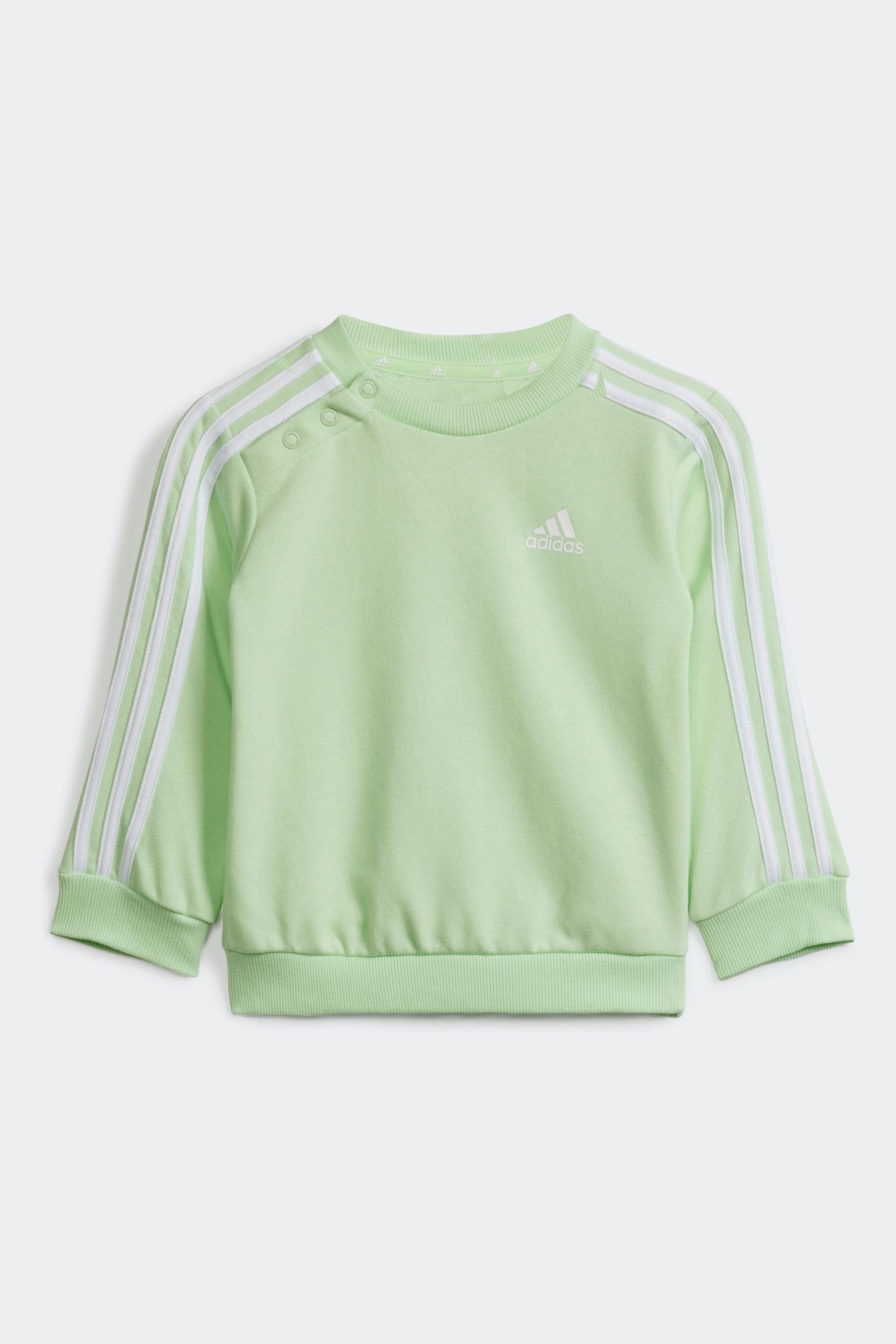 Blue/Grey adidas Kids Sportswear Essentials 3-Stripes Jogger Set