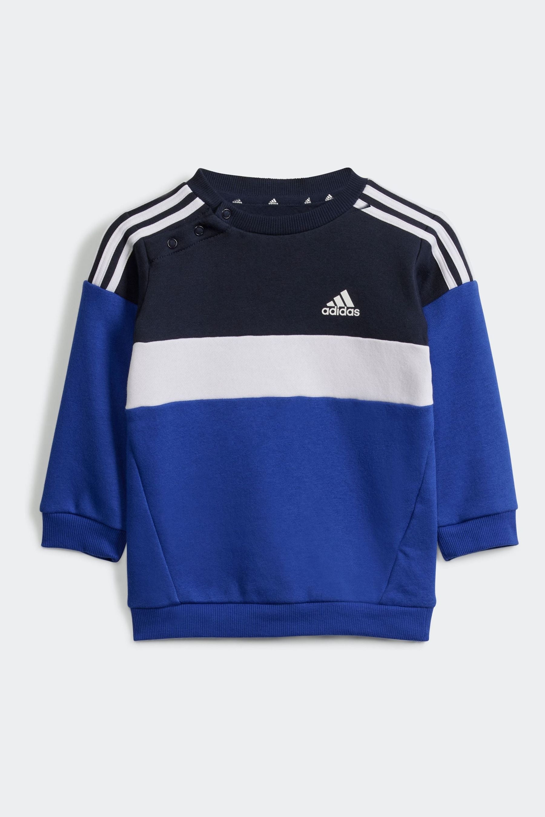 Black adidas Sportswear Tiberio 3-Stripes Colourblock Kids Tracksuit