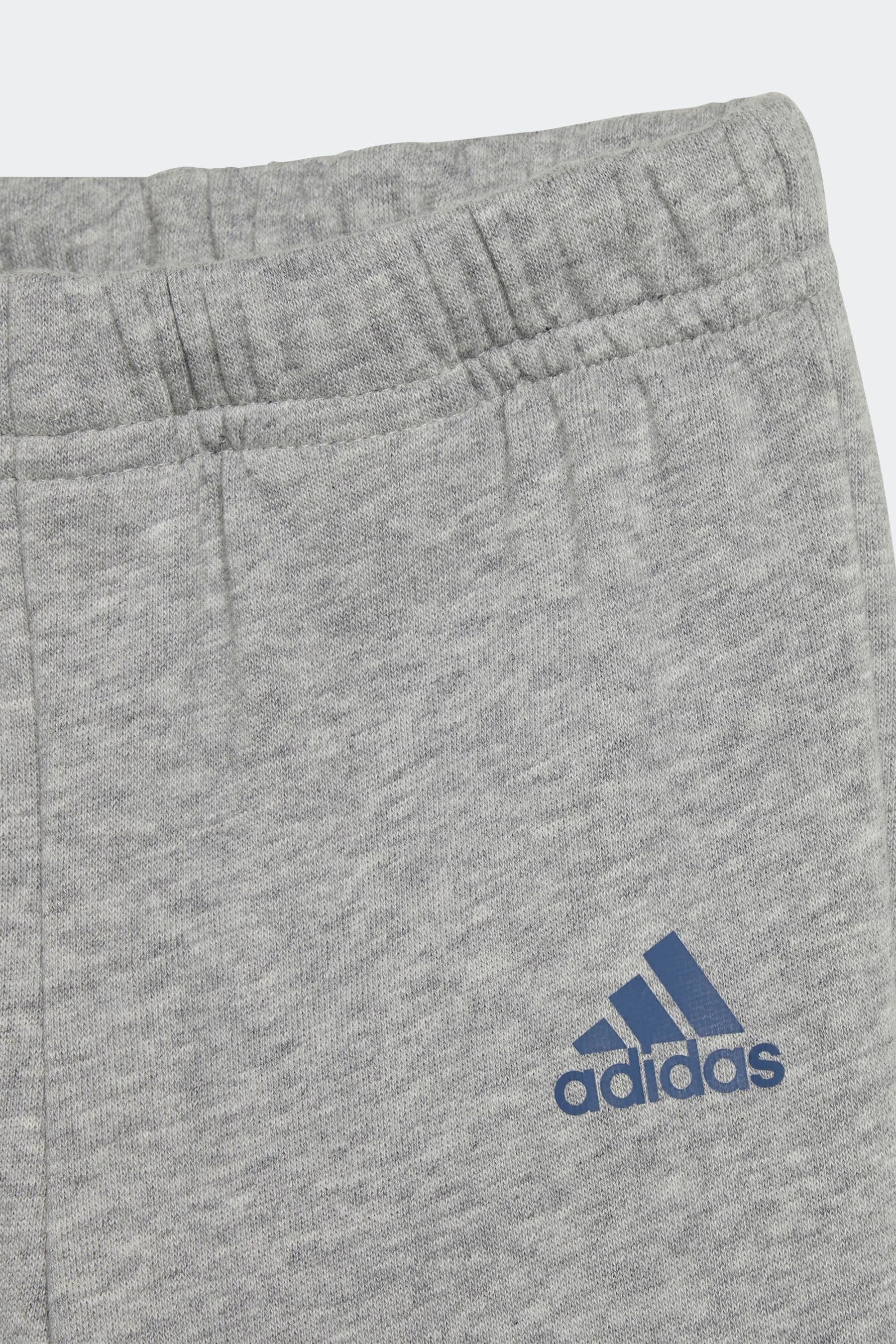 Green/Grey adidas Kids Essentials Colorblock Jogger Set