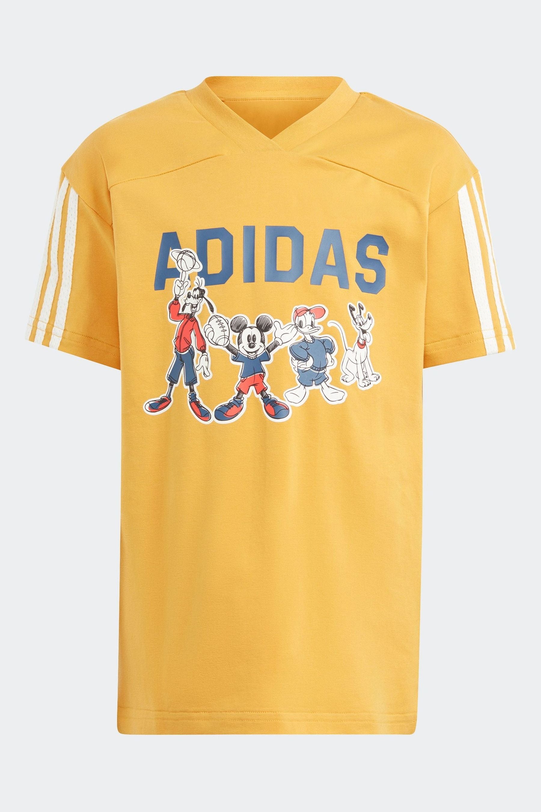 Orange/Navy adidas Sportswear X Disney Mickey Mouse T-Shirt Set